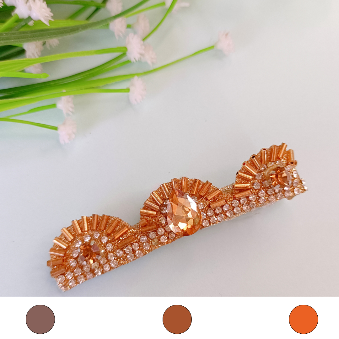 Rising Sun Fancy Alligator Clip - 3 Colors