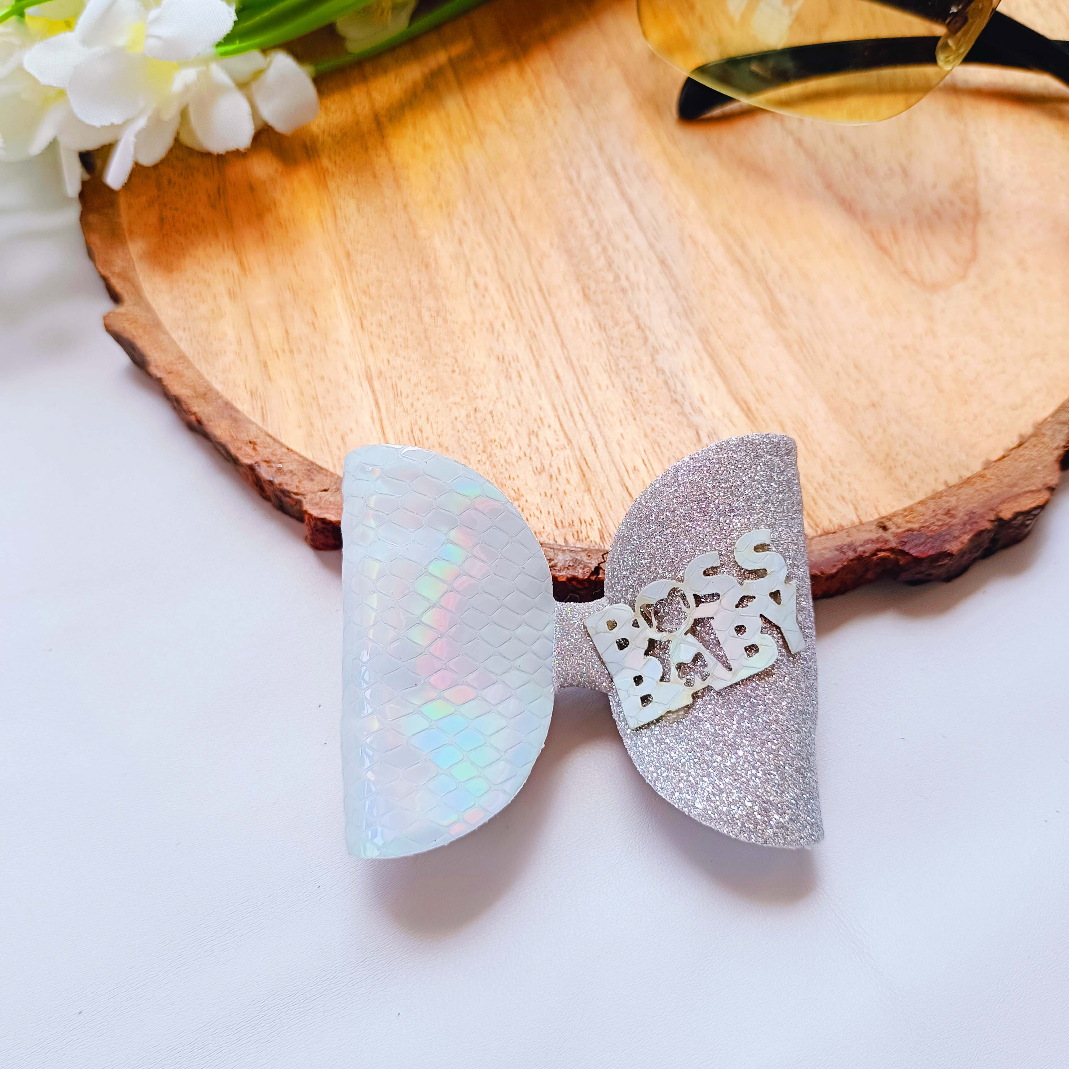 Boss Baby Alligator Clip - Light Blue