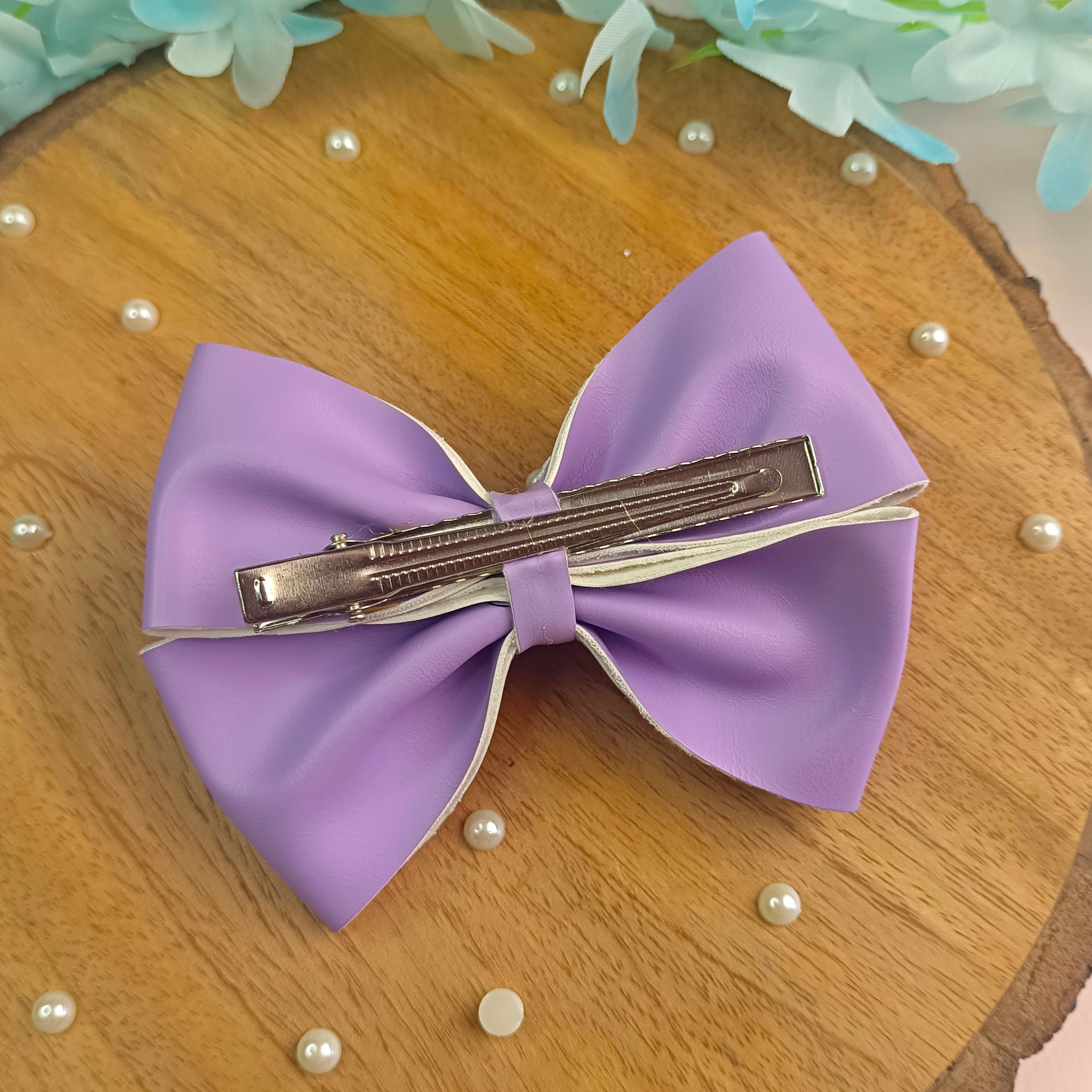 Gulmohar Pastel Alligator Clip - Light Purple