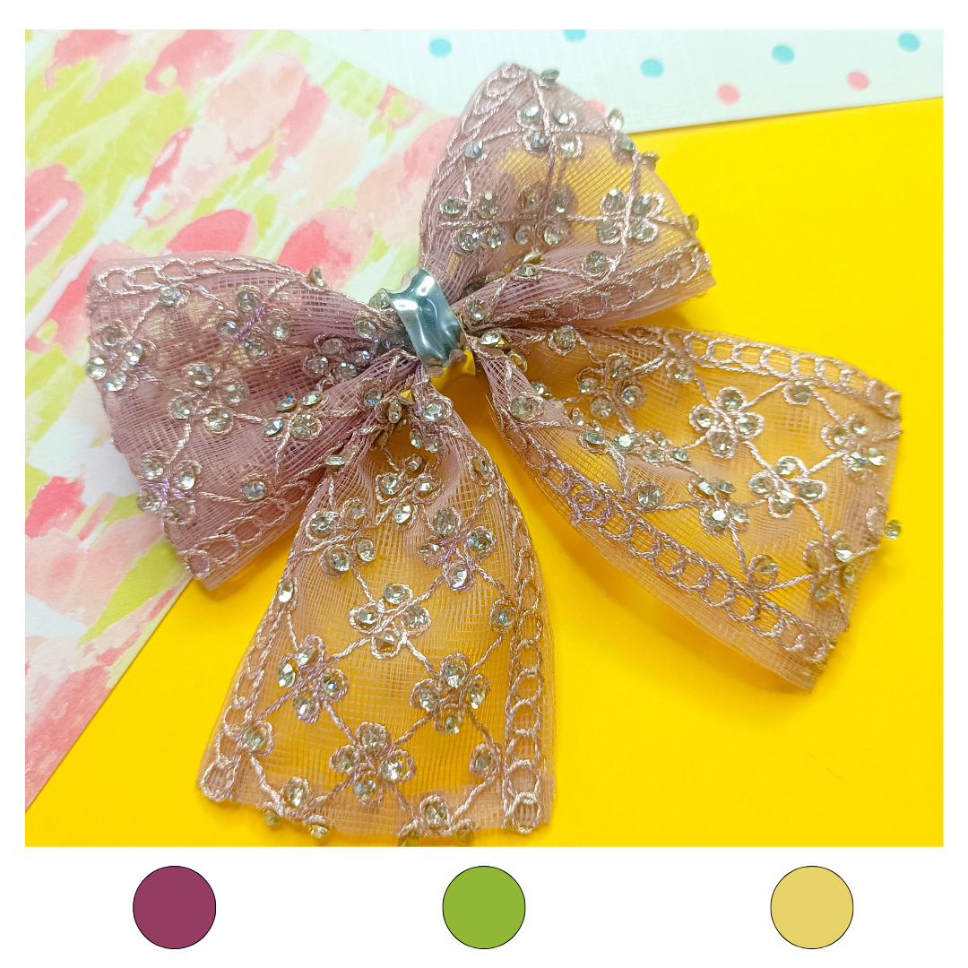 Zari Work Piggy Tail Collection - 3 Colors