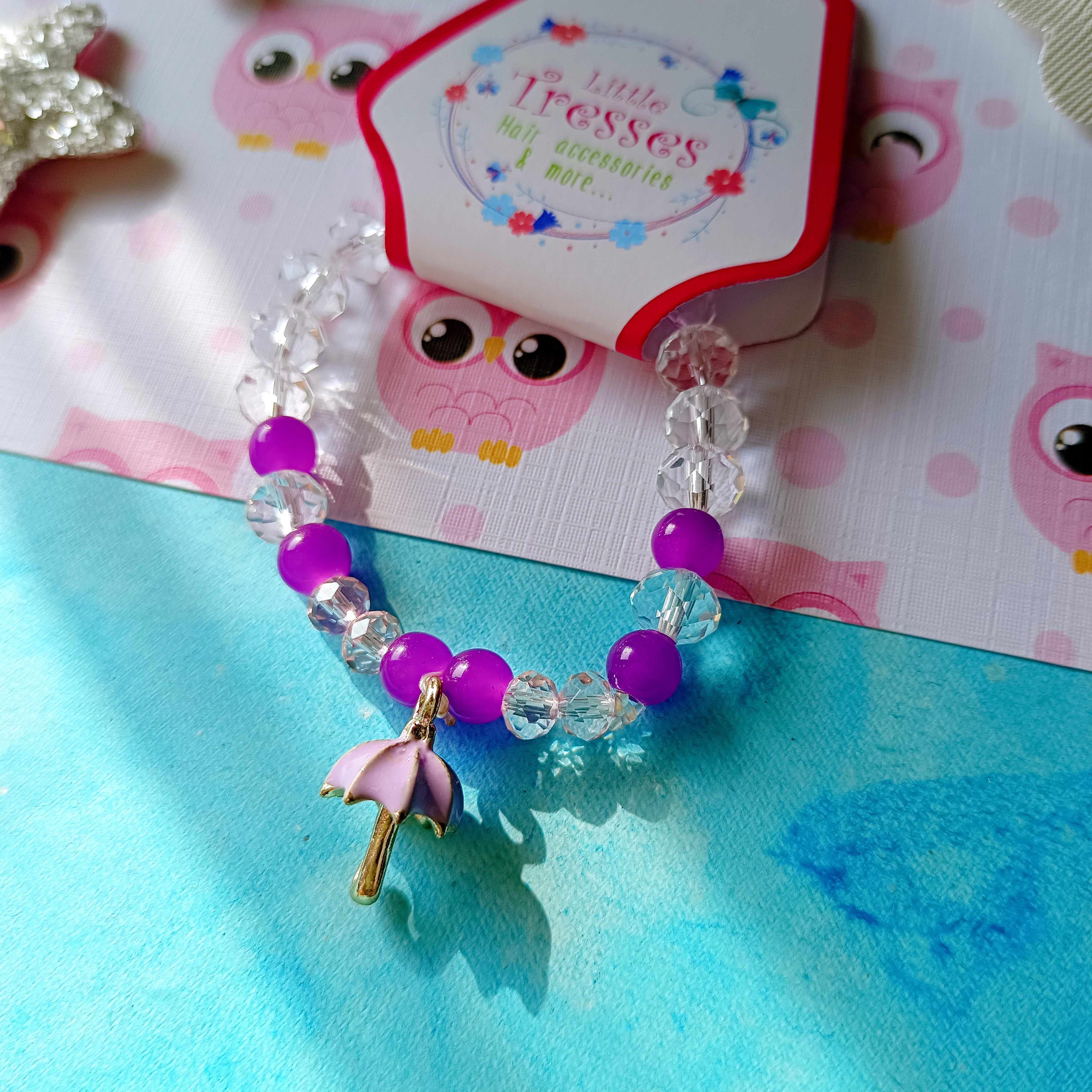 My Little Umbrella Bracelet - Purple