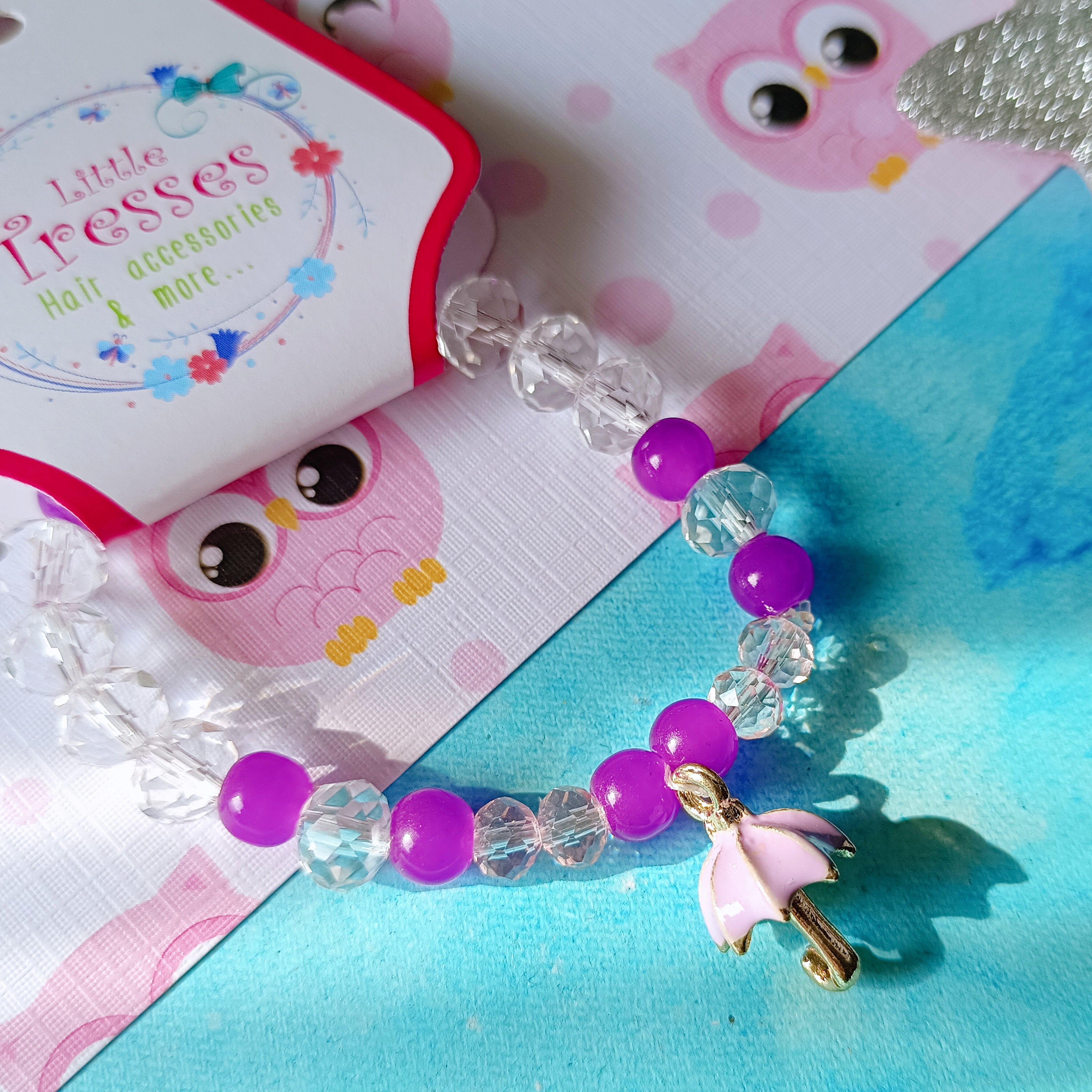 My Little Umbrella Bracelet - Purple