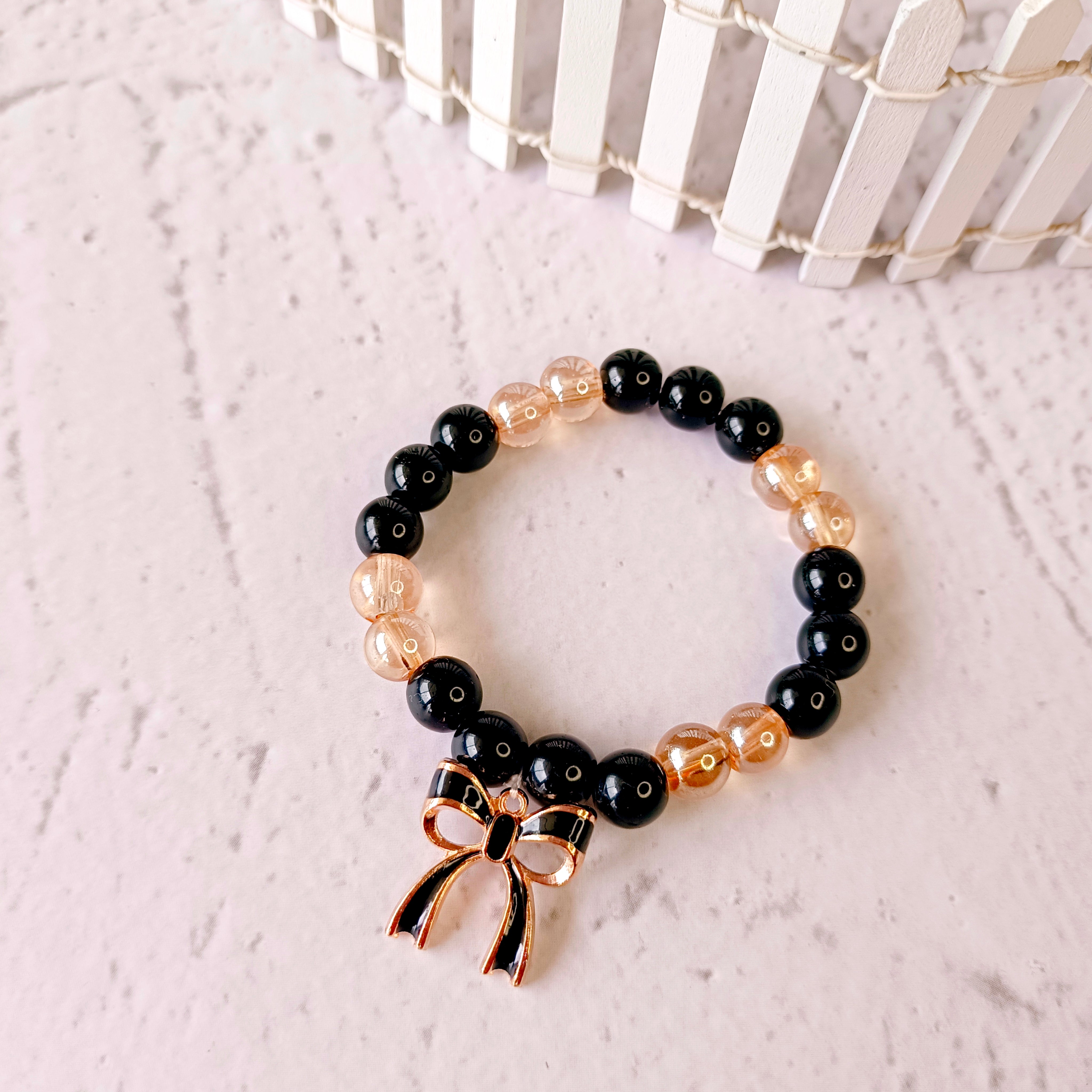 Black Bow Bracelet