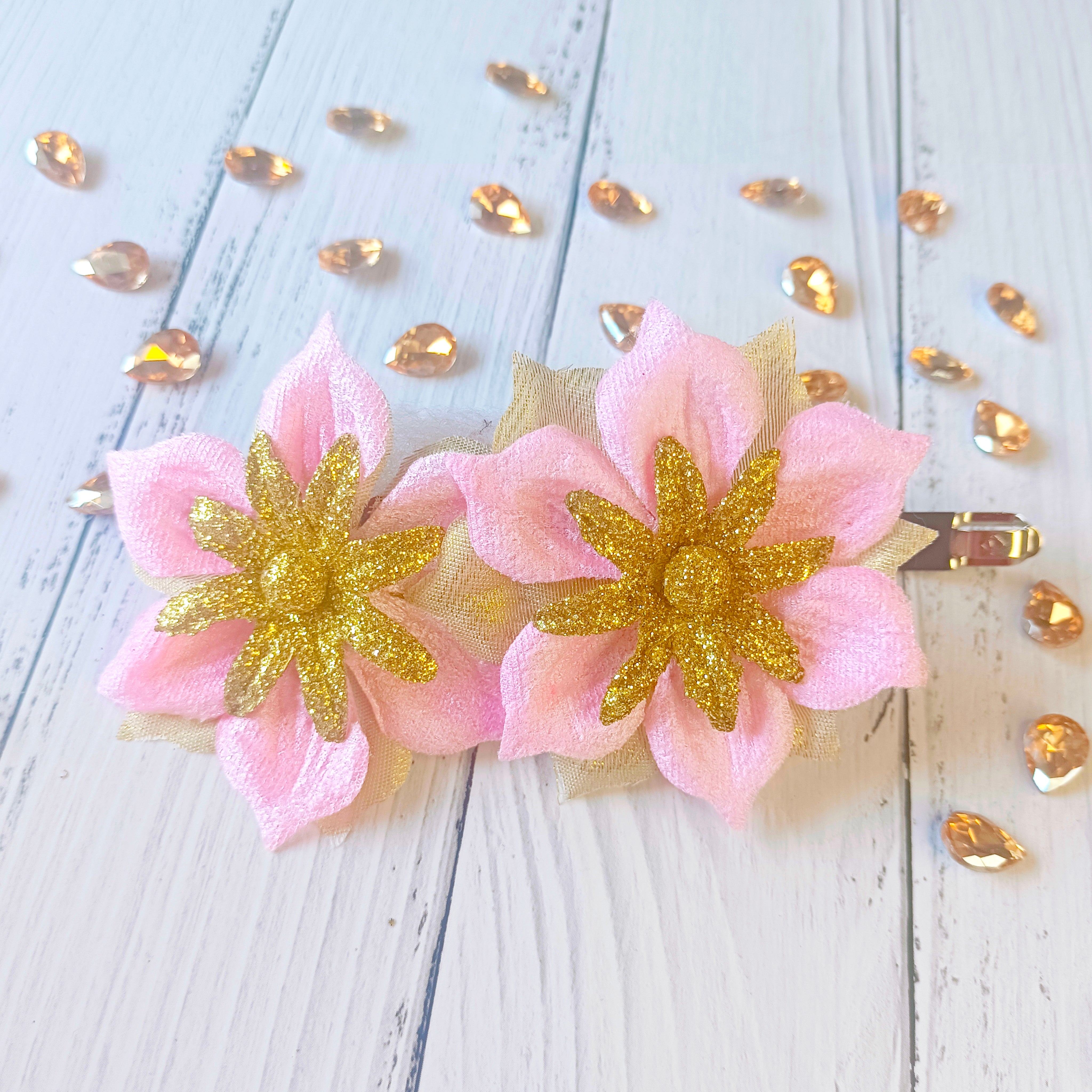 Lily Flower French Clip - Lilac