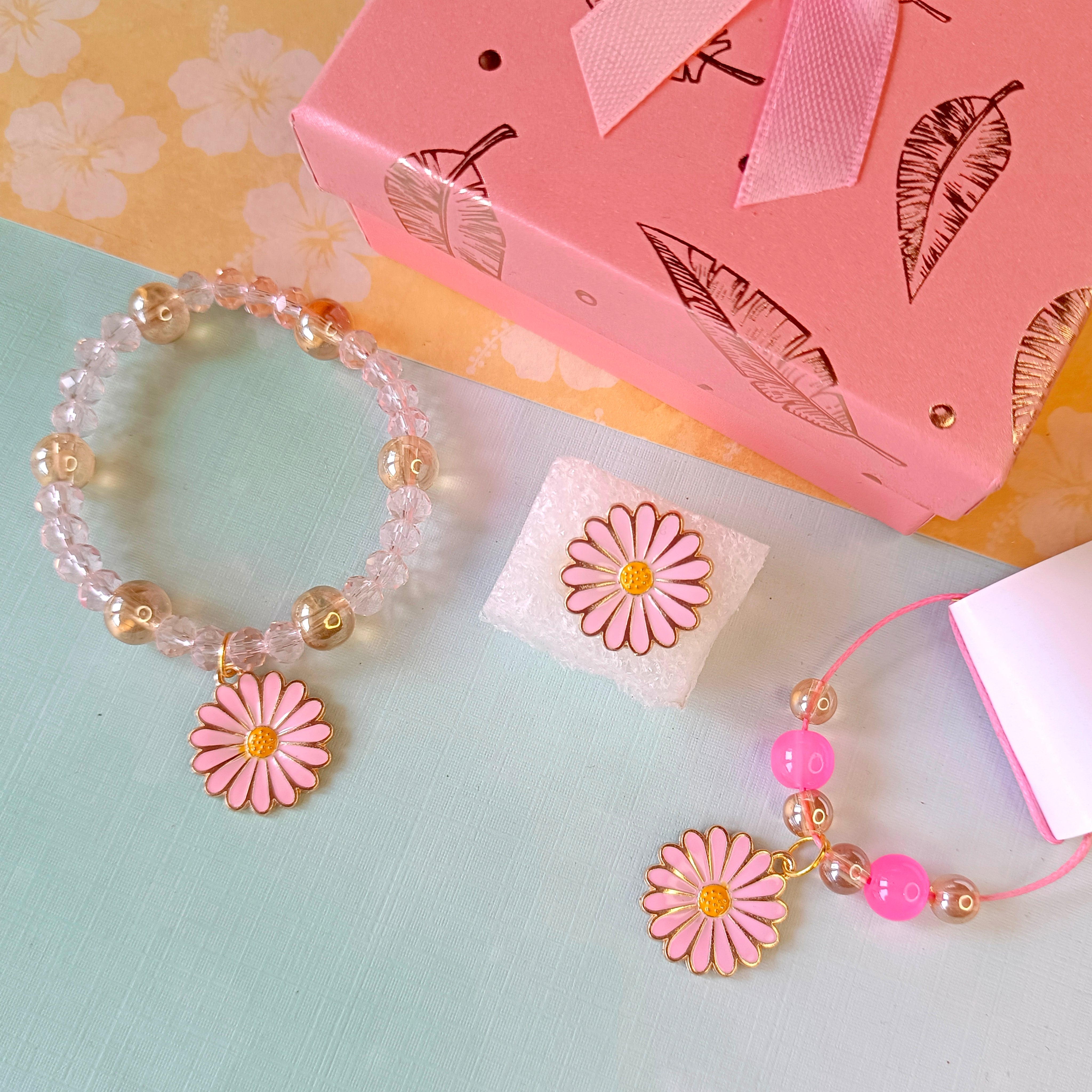 Dainty Pink Petals Jewelry Gift Box