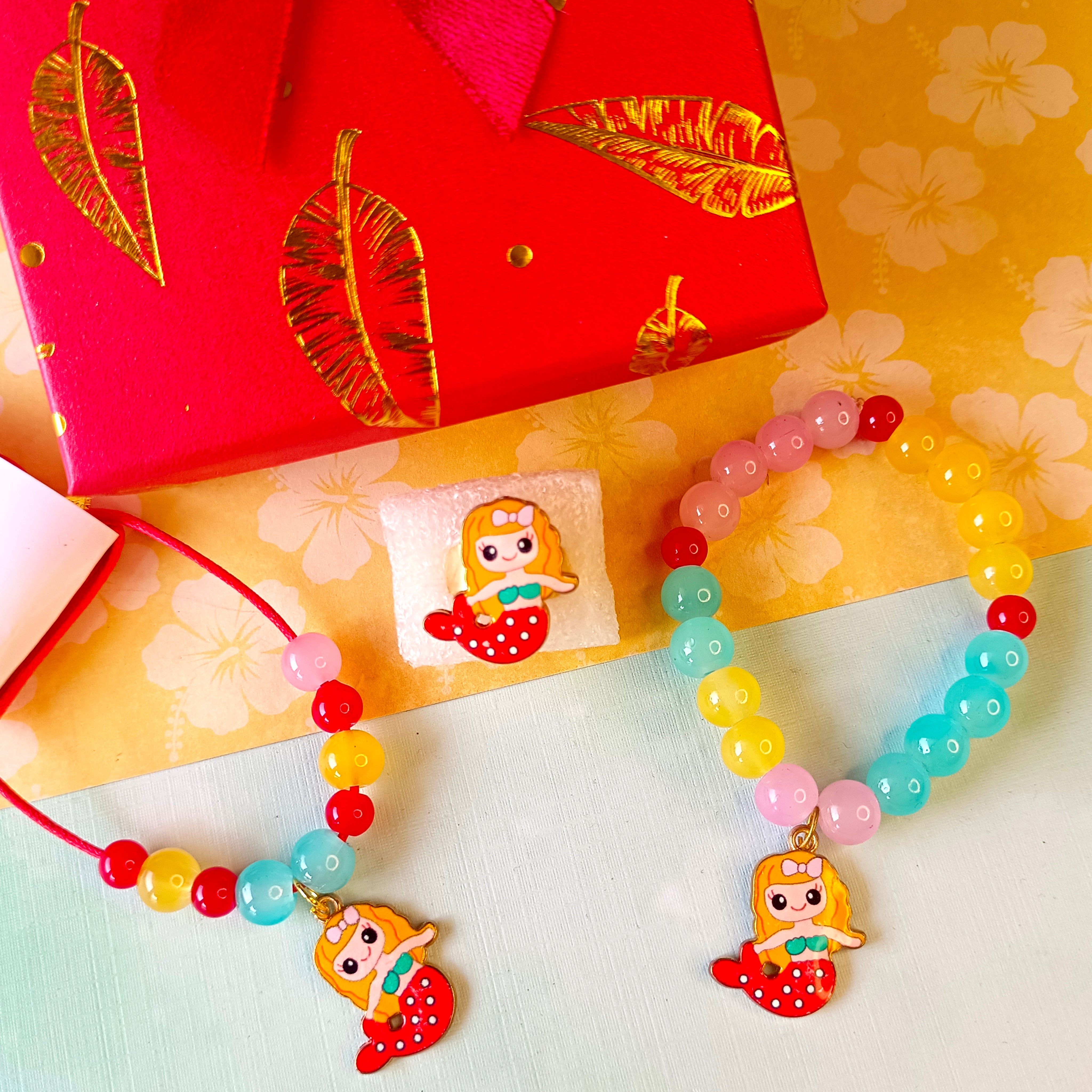 Crimson Ocean Mermaid Jewelry Gift Box