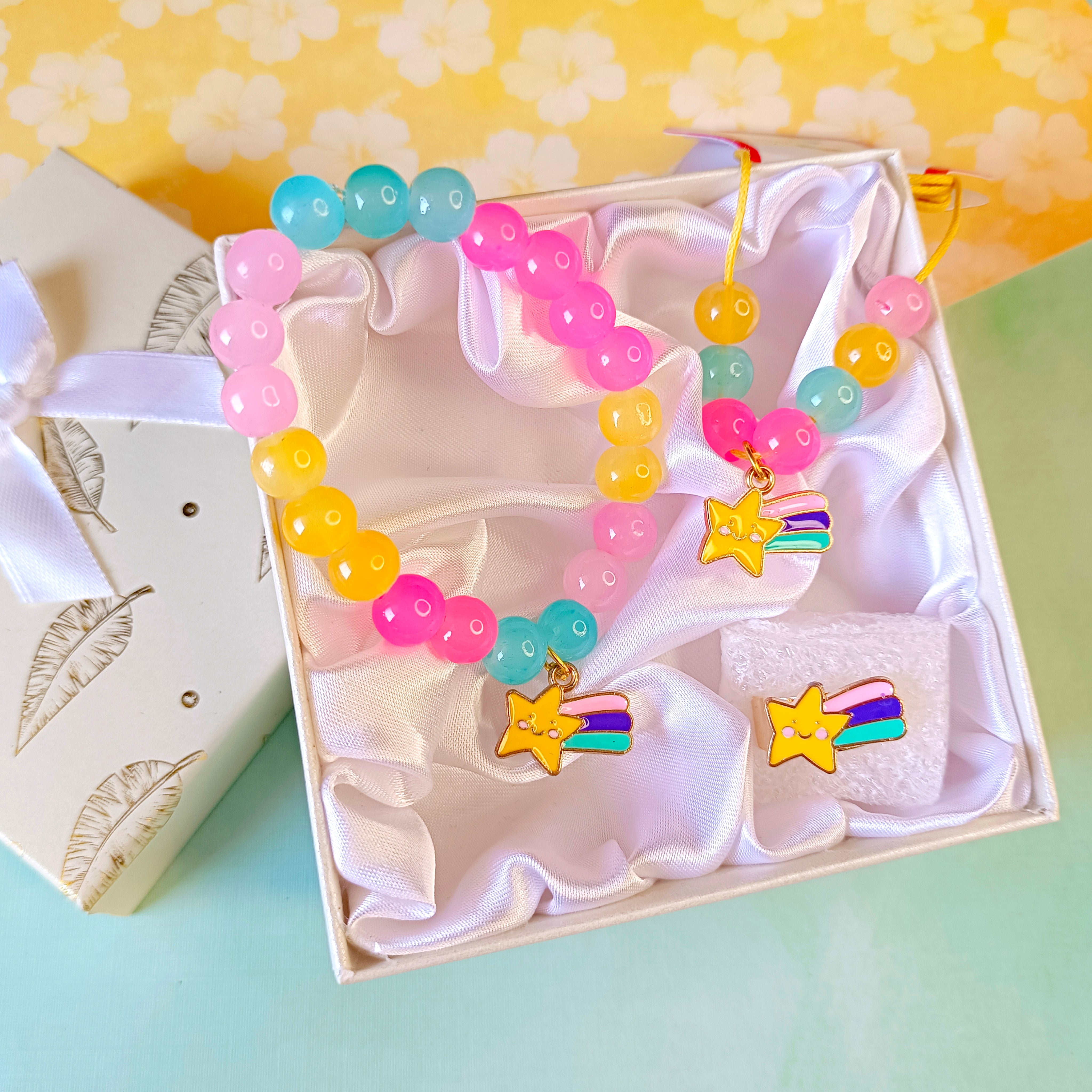 Cosmic Glow Shooting Star Jewelry Gift Box
