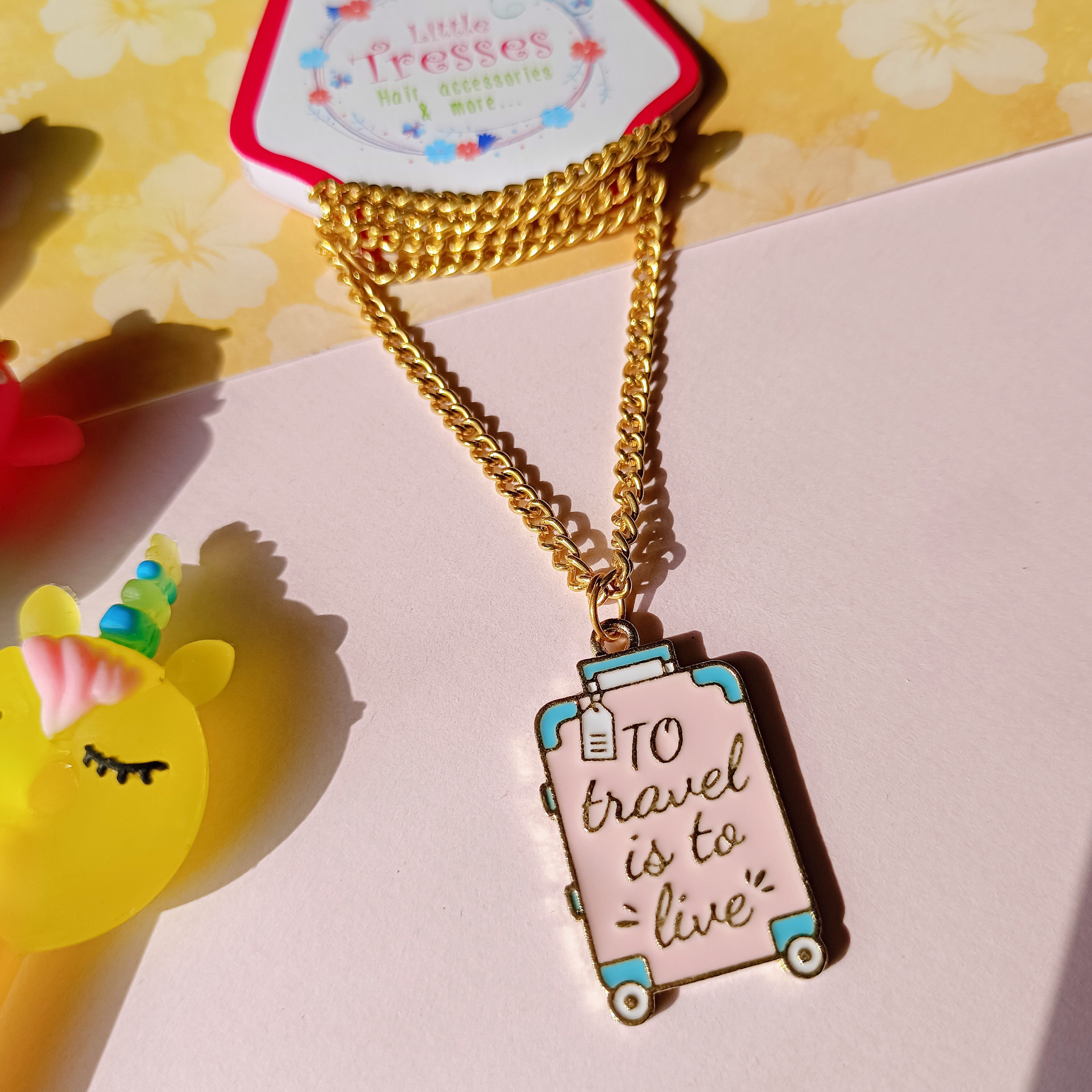 To Travel is to Live Pendant