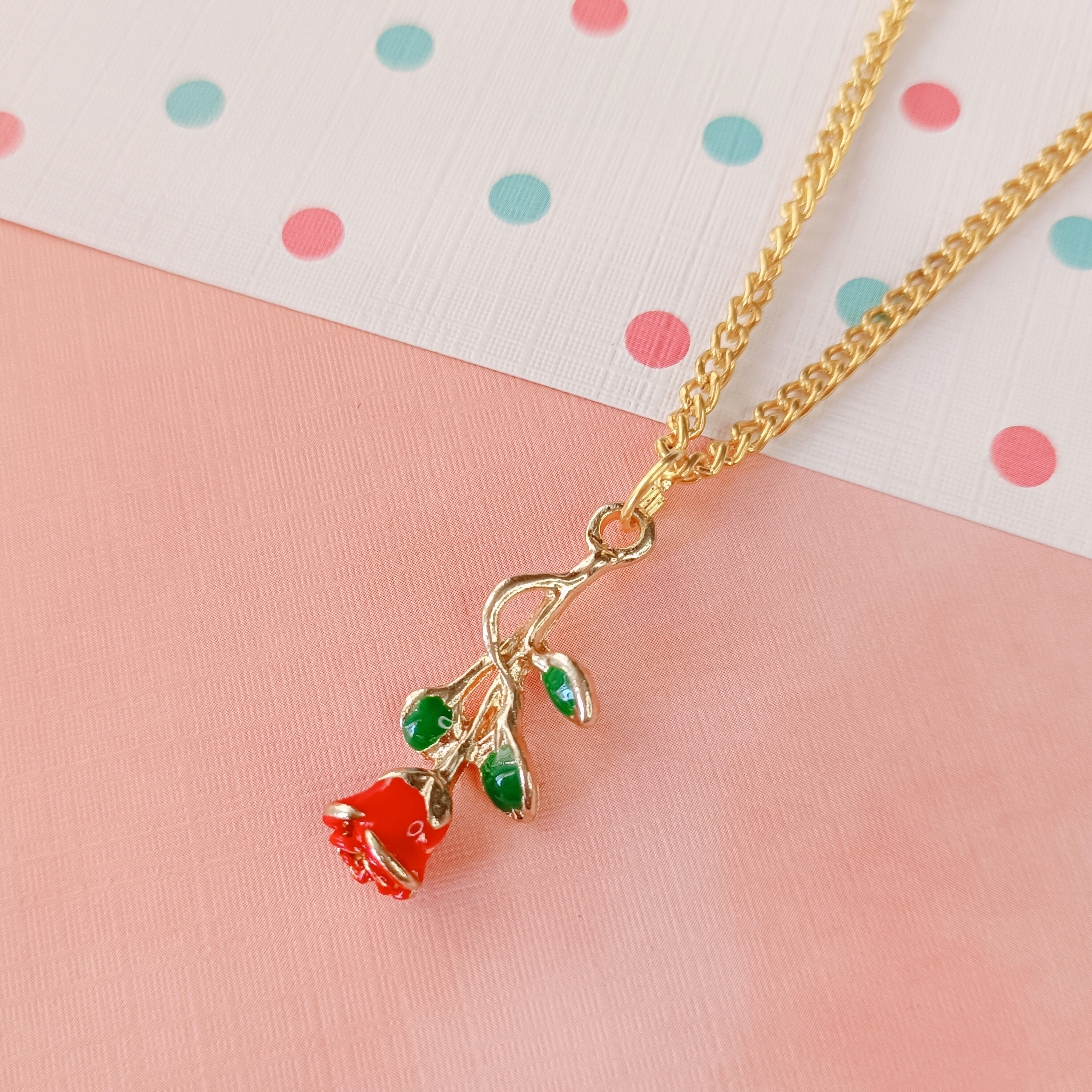 Rose Flower Pendant