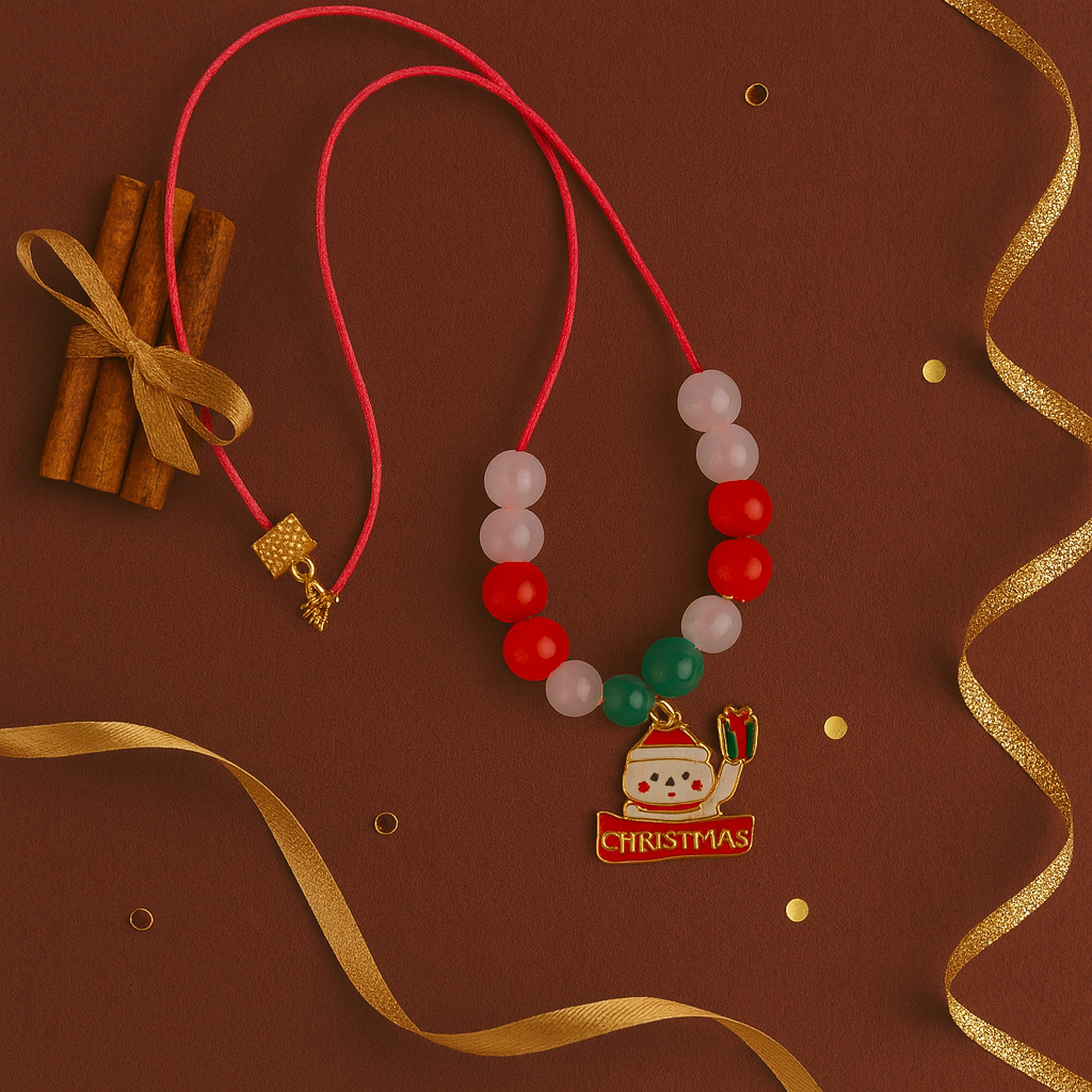 Snowman with Gift Charm Pendant