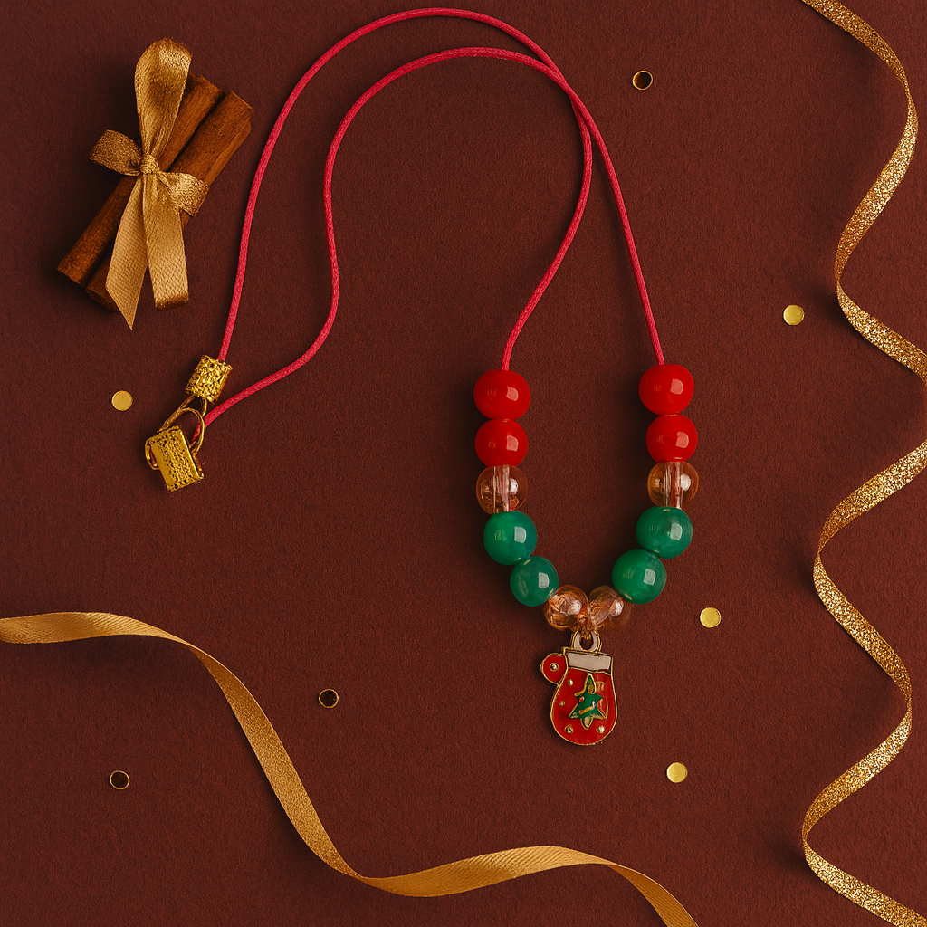 Christmas Glove Charm Pendant