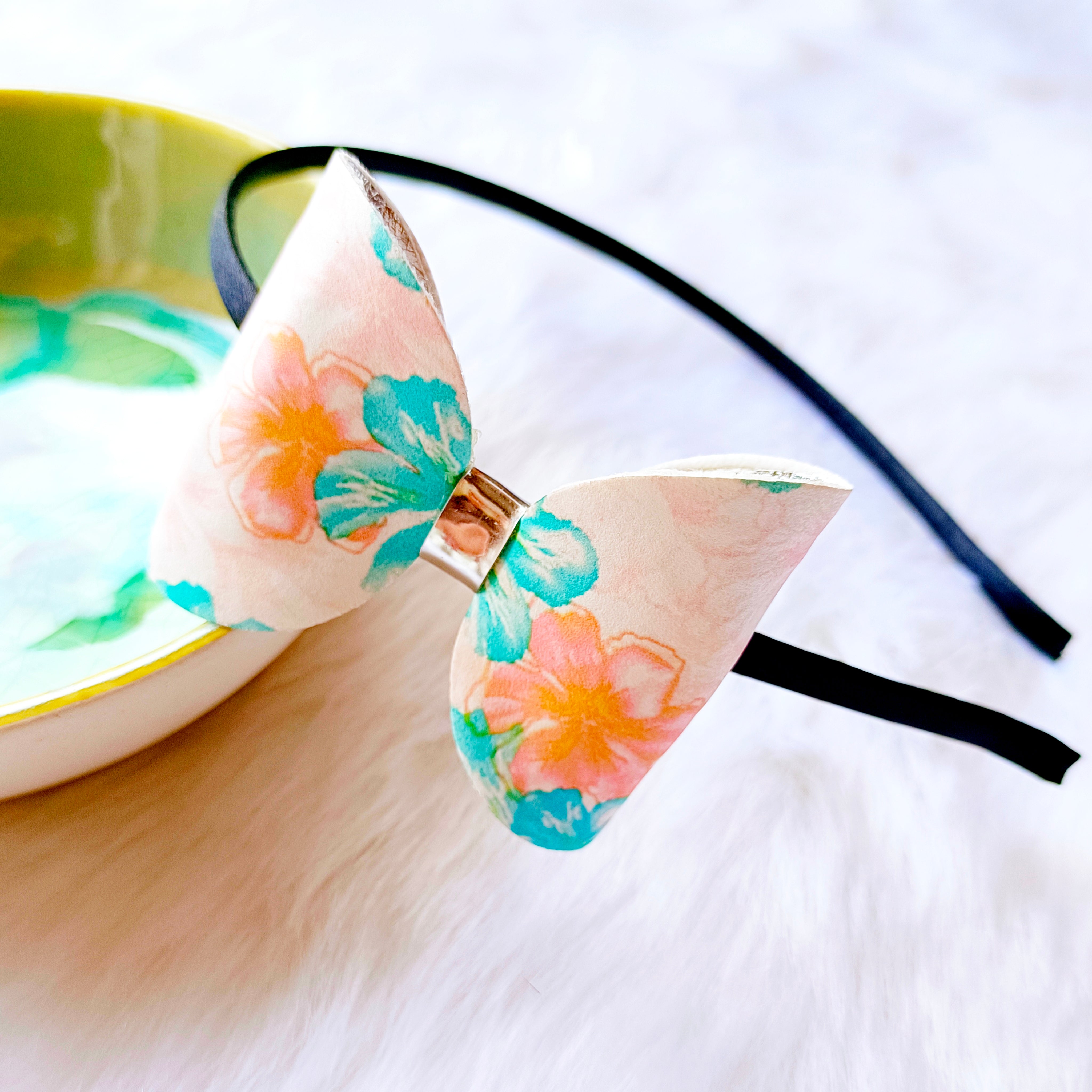 Blue Flowers Headband