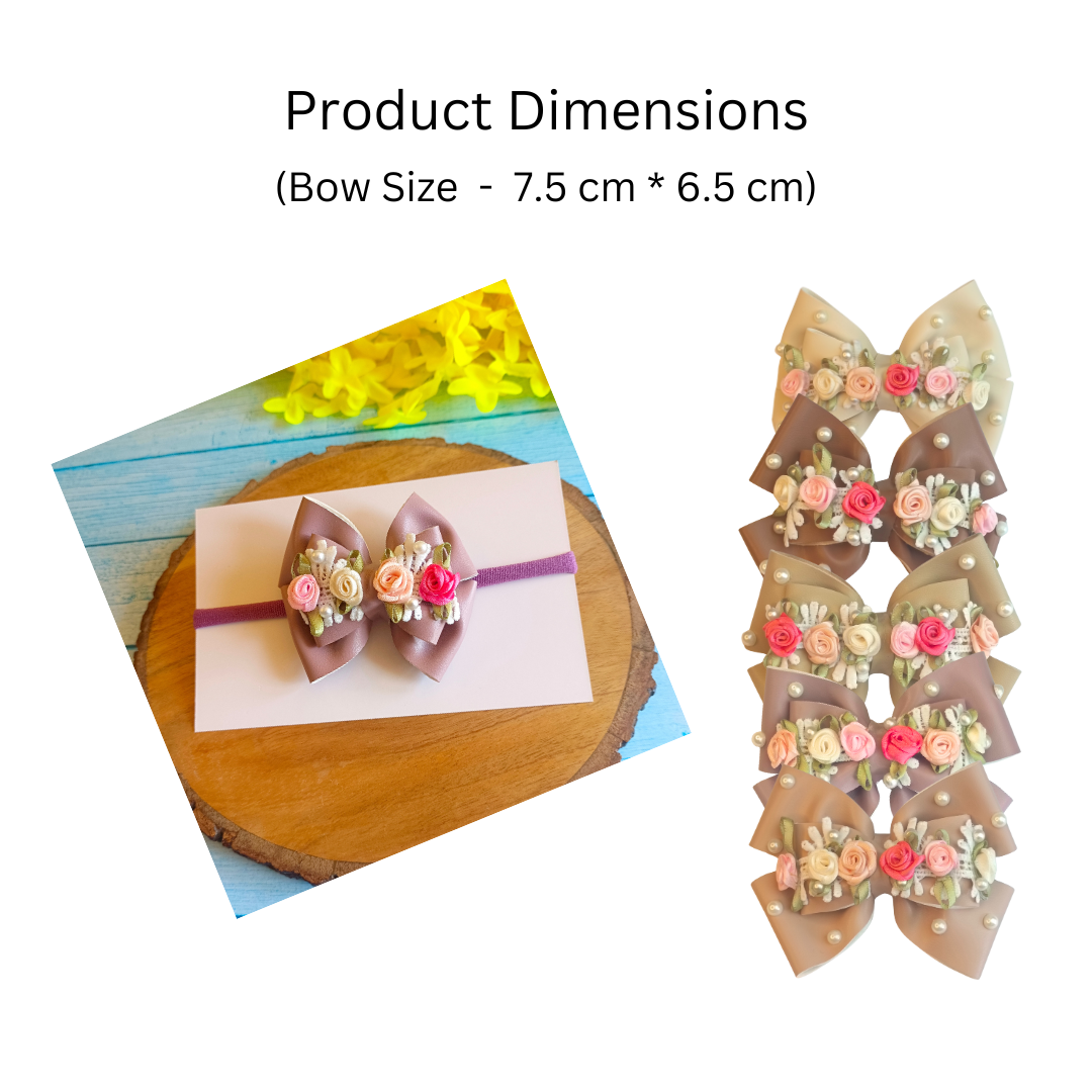 Gulmohar Earthy Soft Headband - Dusky Purple