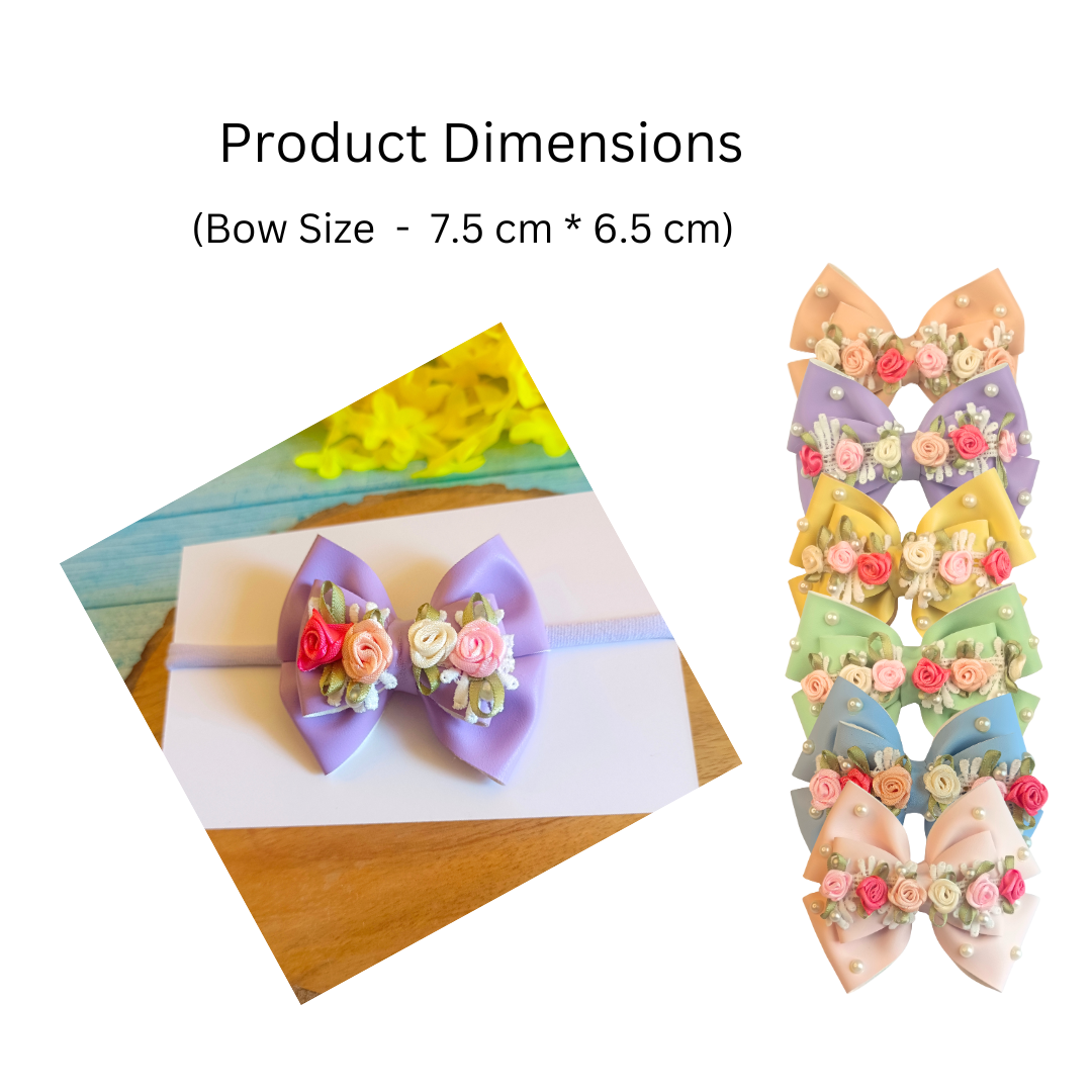 Gulmohar Pastel Soft Headband - Light Purple