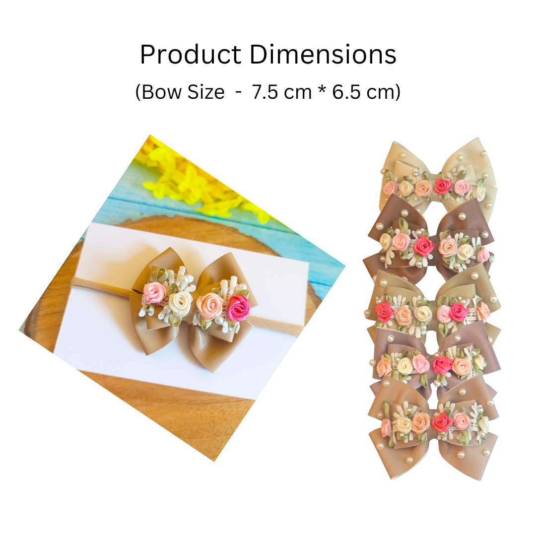 Gulmohar Earthy Soft Headband - Mocha Brown