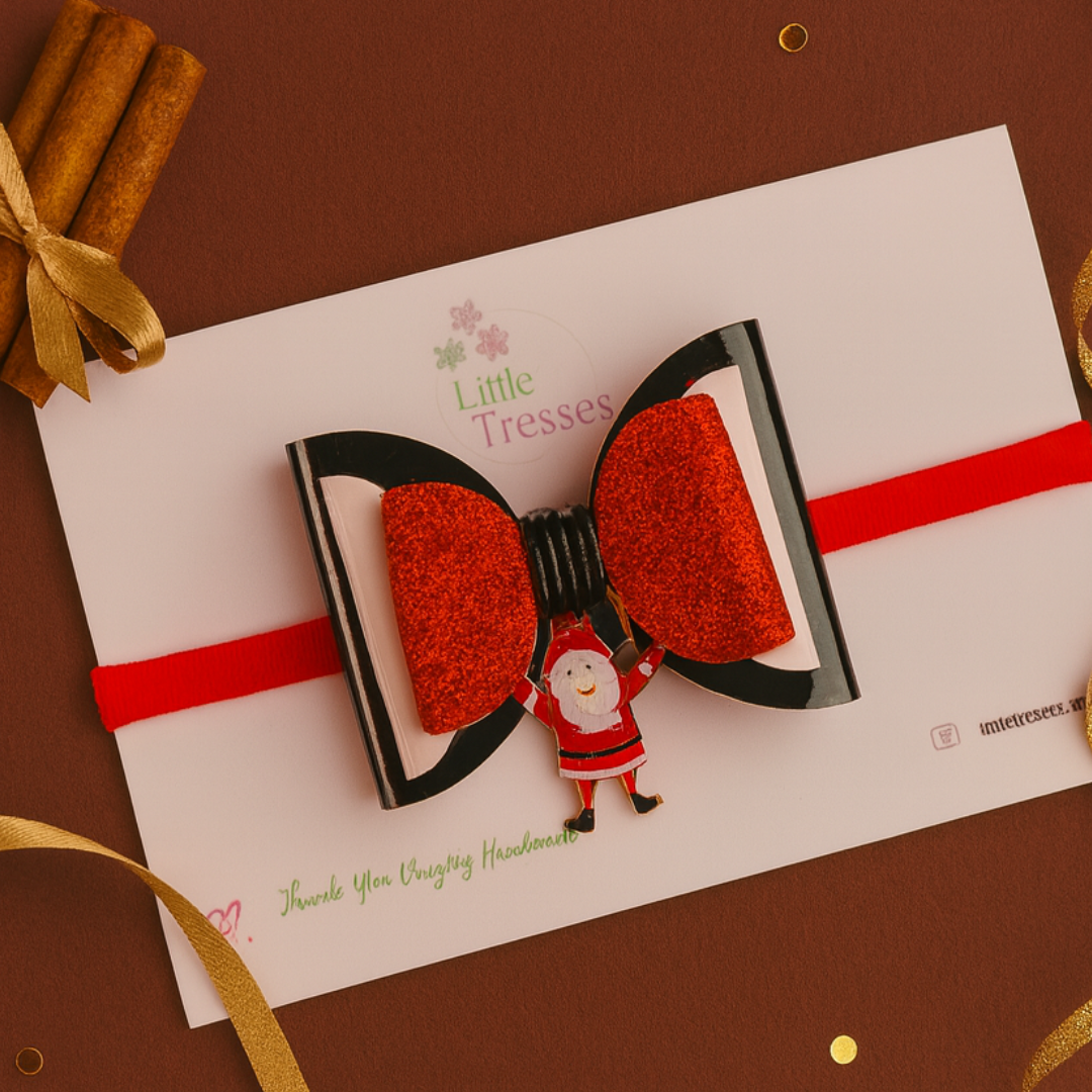 Musical Santa Charm Soft Stretchable Headband