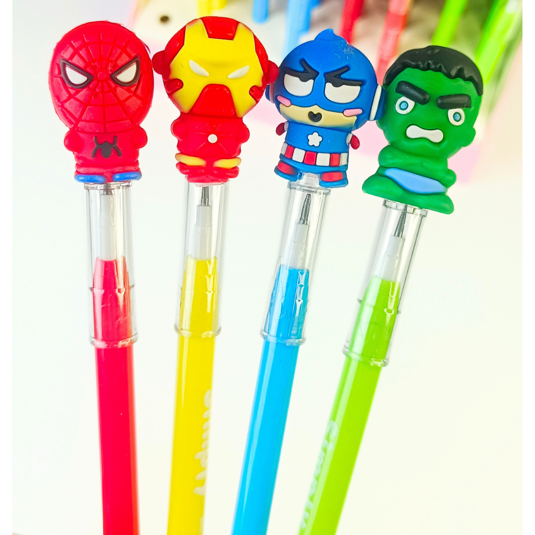 Superhero topper pencils for kids – Avengers