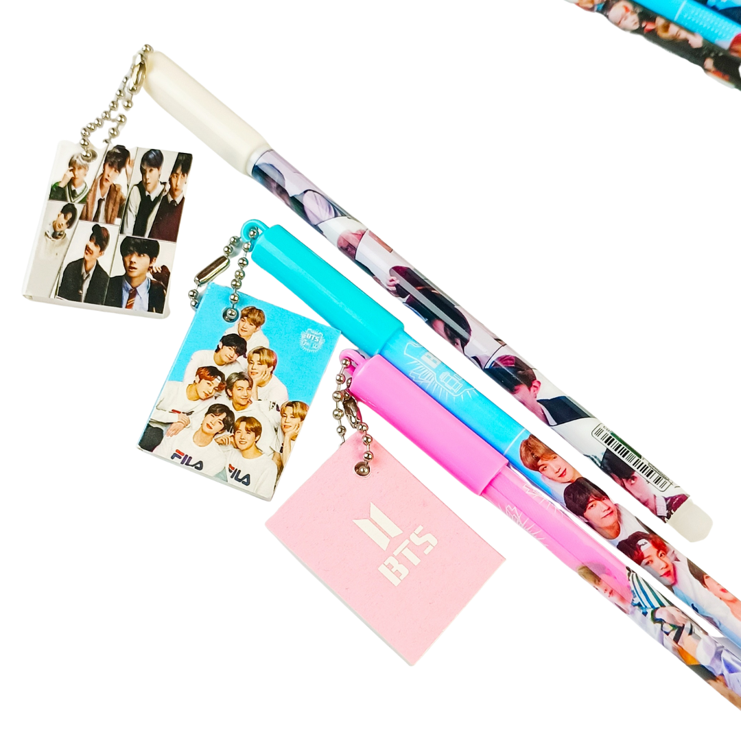 BTS Diary Keychain Pen