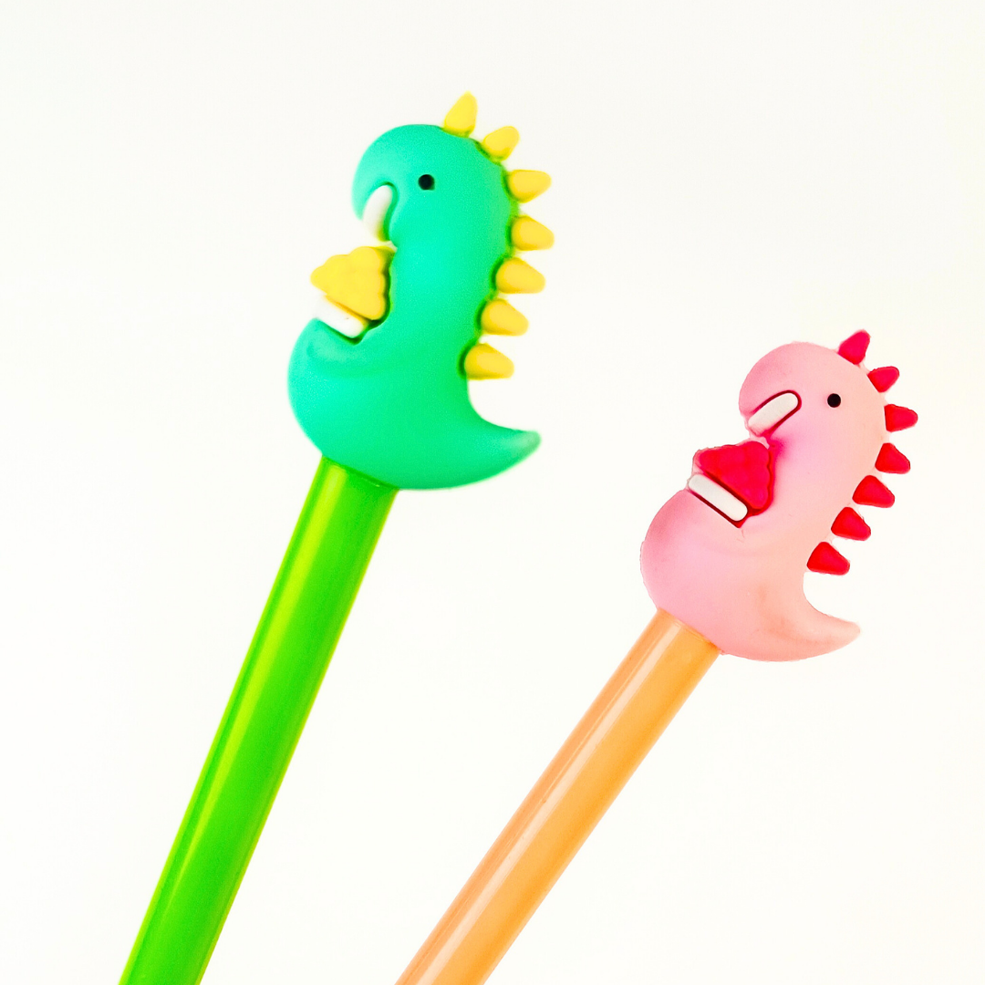 Dinosaur pens for kids – cute dino gel pens for school