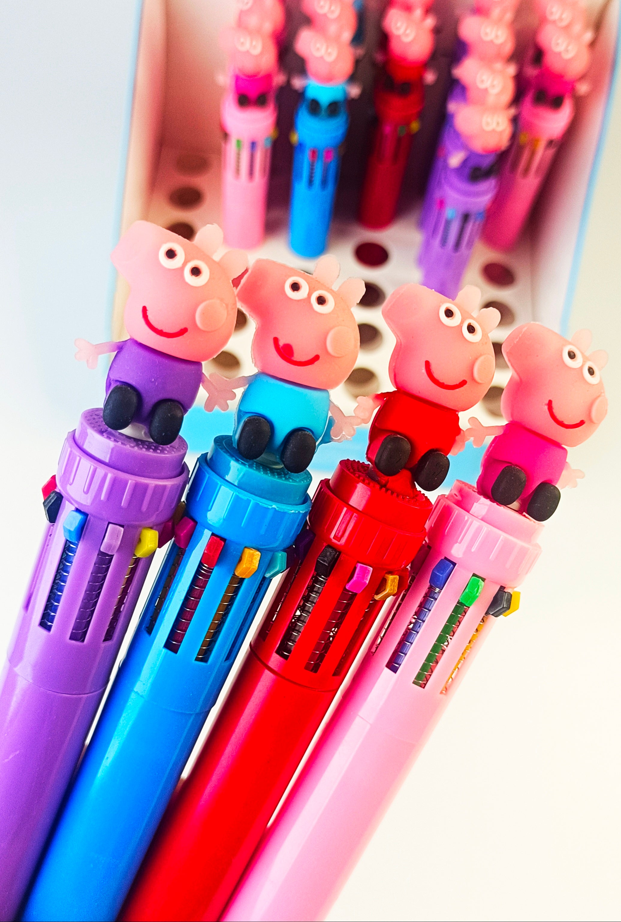 Peppa multi-color pen with 10 inks for kids
