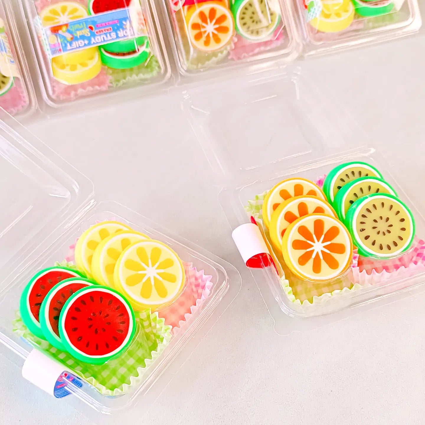 Fruit Salad Eraser Set