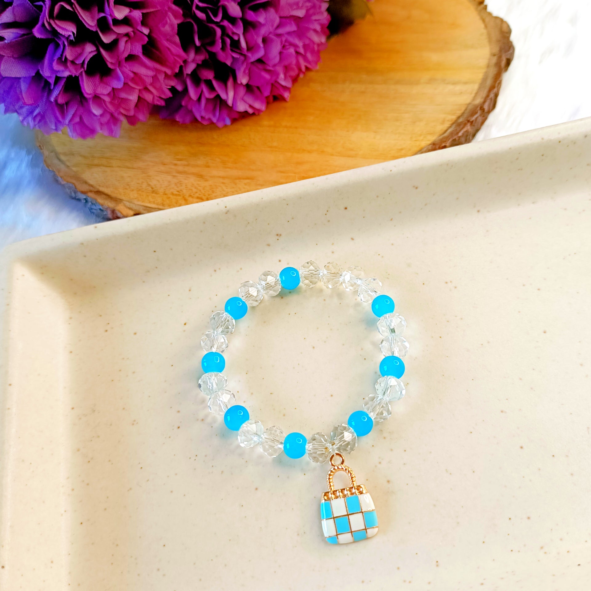 Little Purse Bracelet - Blue