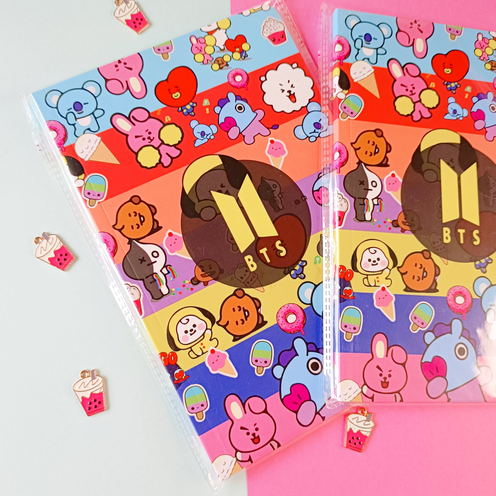 BTS Cartoon Slim Notebook