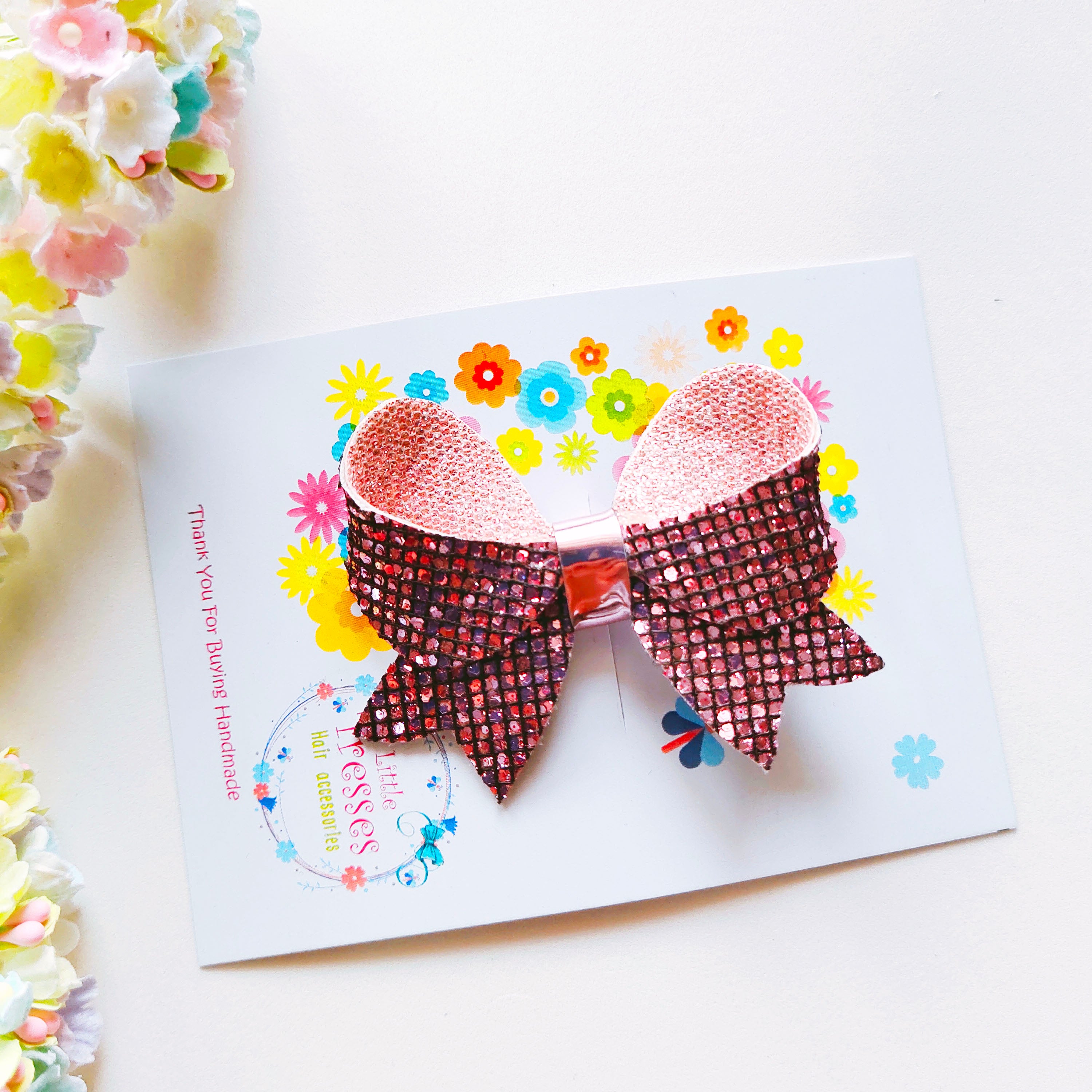 Loopy Bow Clip - Purple