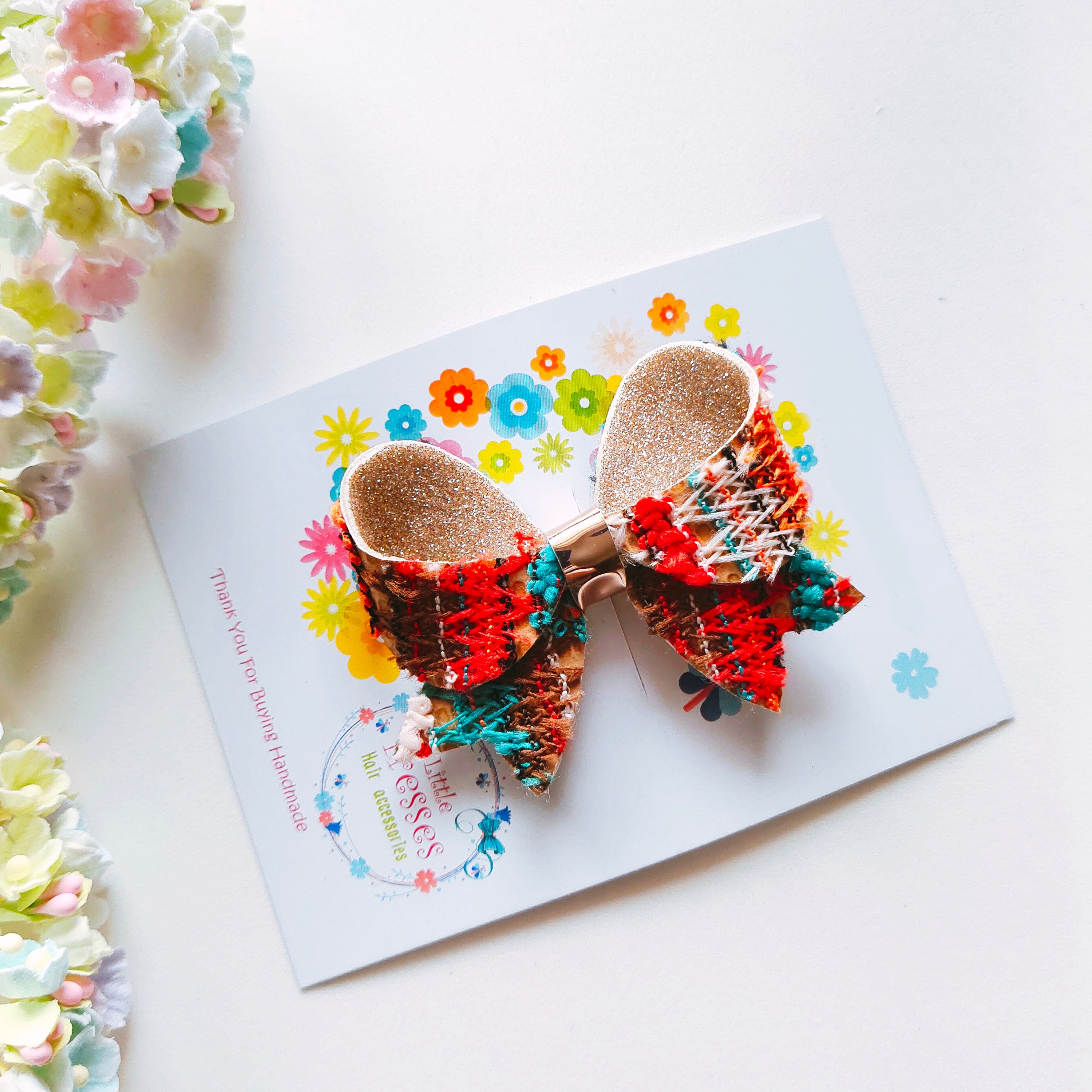 Loopy Bow Clip - Mulicolor