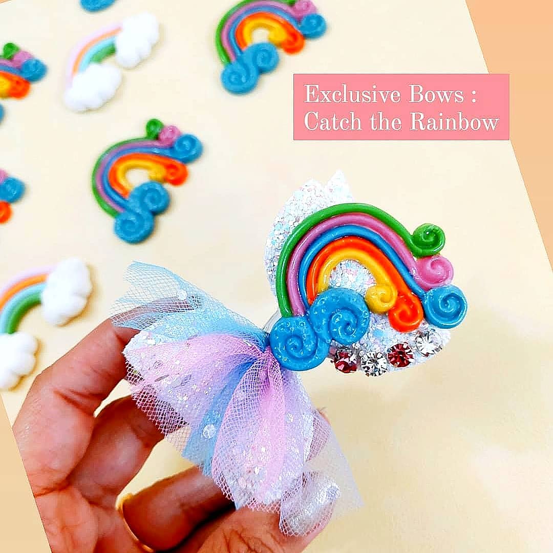 Rainbow Clip - Pink