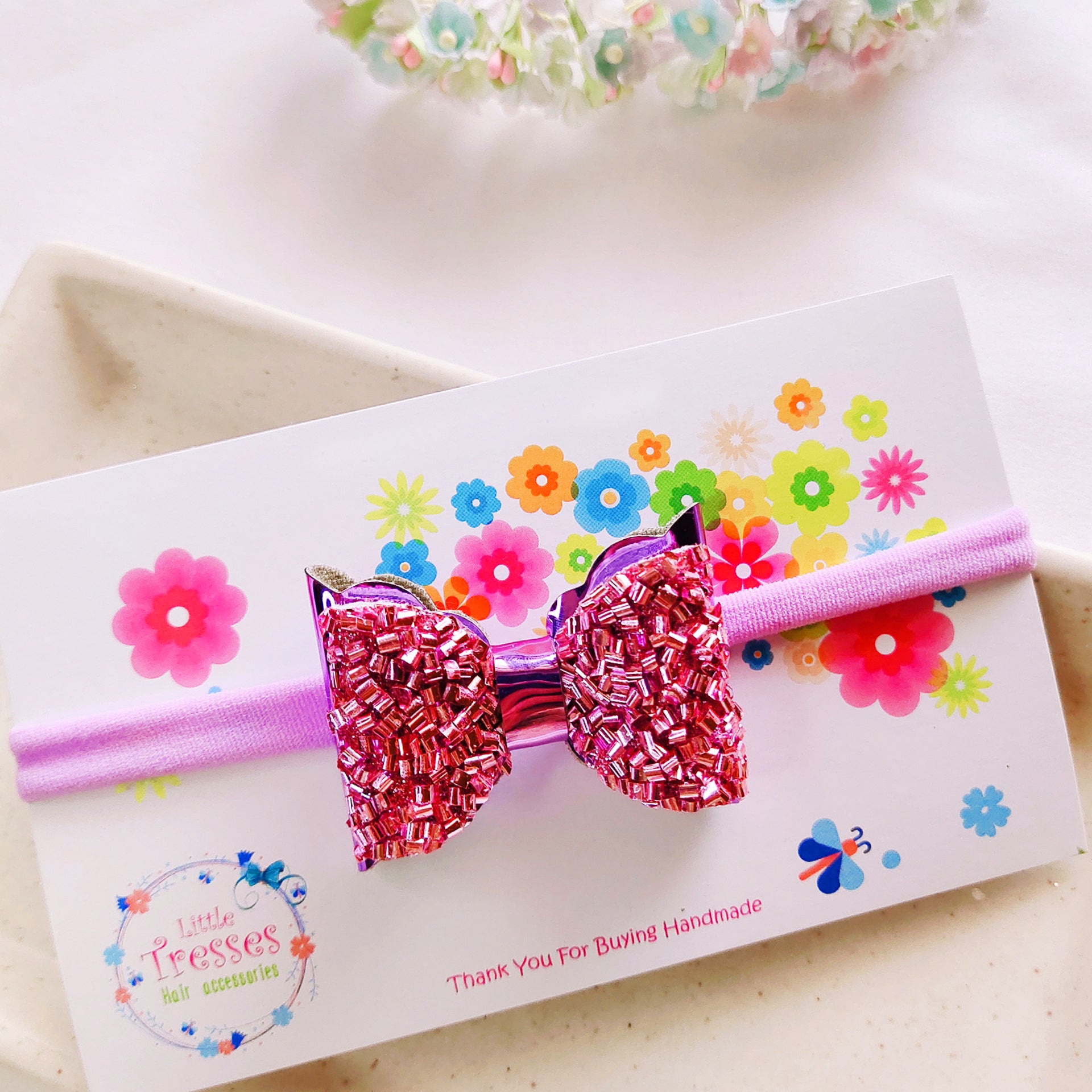 Layered Macrooni Headband - Purple