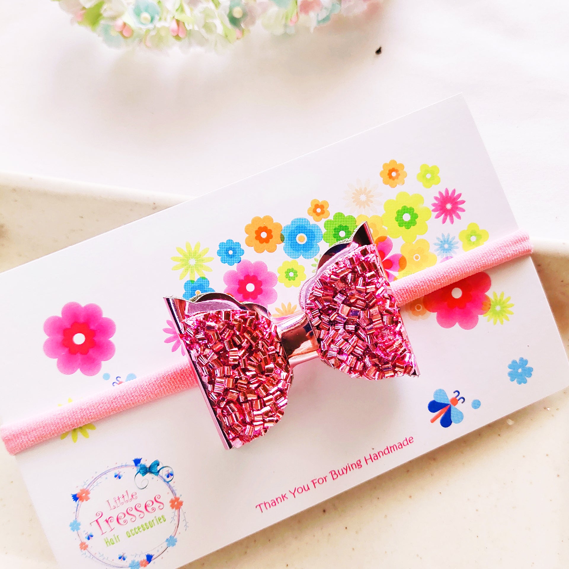 Layered Macroni Headband - Light Pink