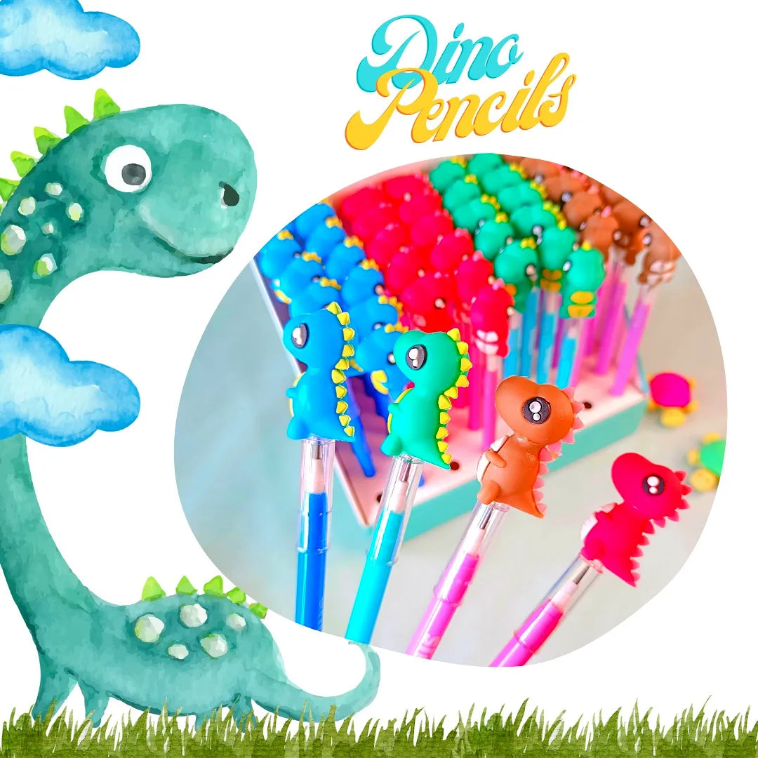 Cute dinosaur lead pencils for kids