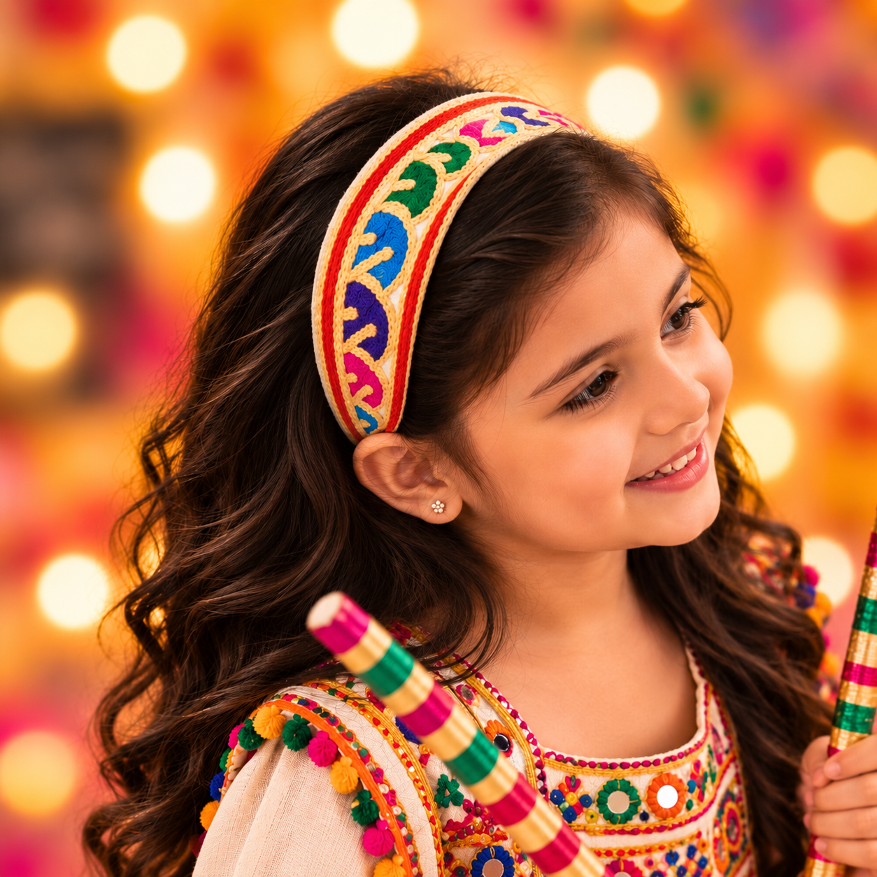 Navratri Embroidery Headband