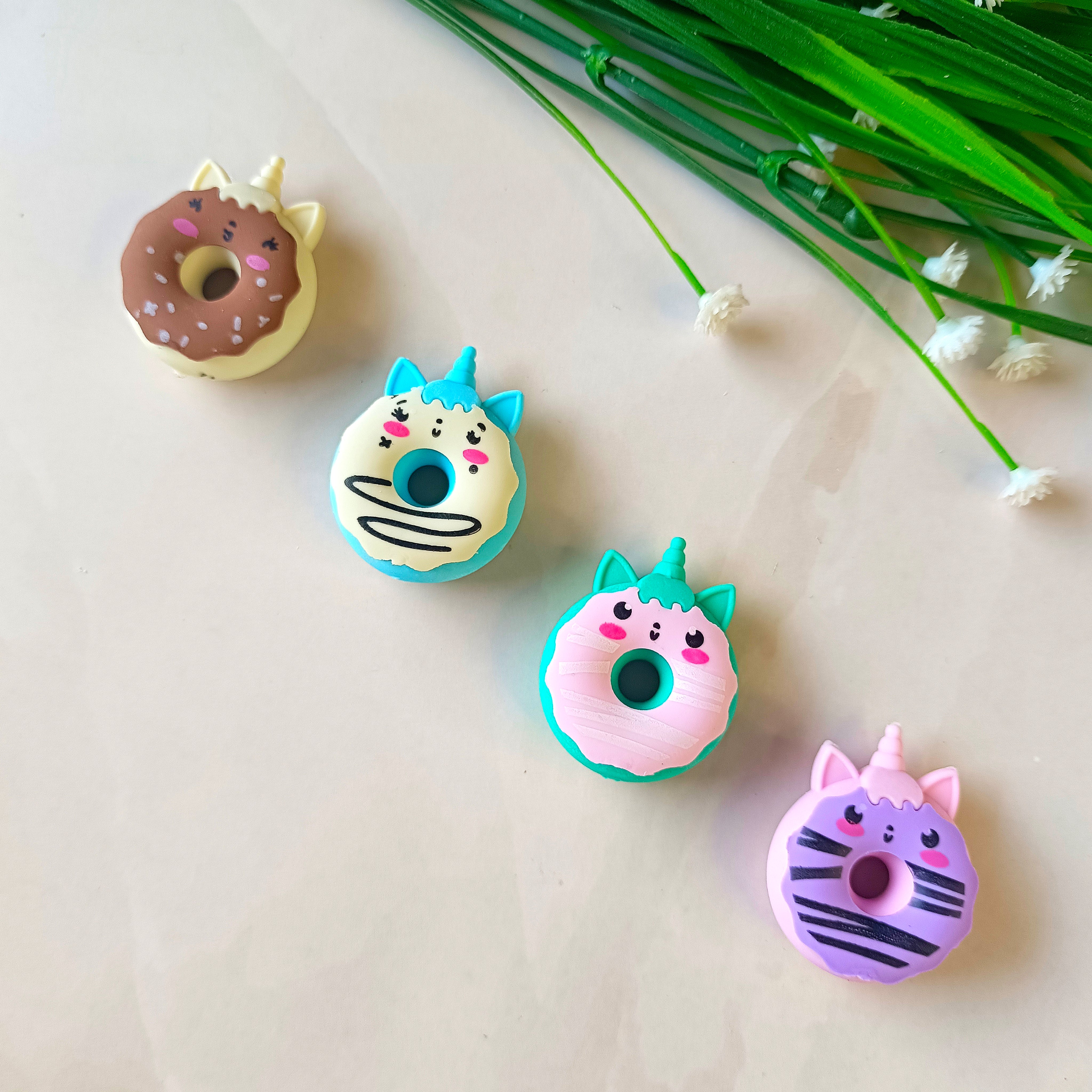 Small Donut Erasers - Set of 3