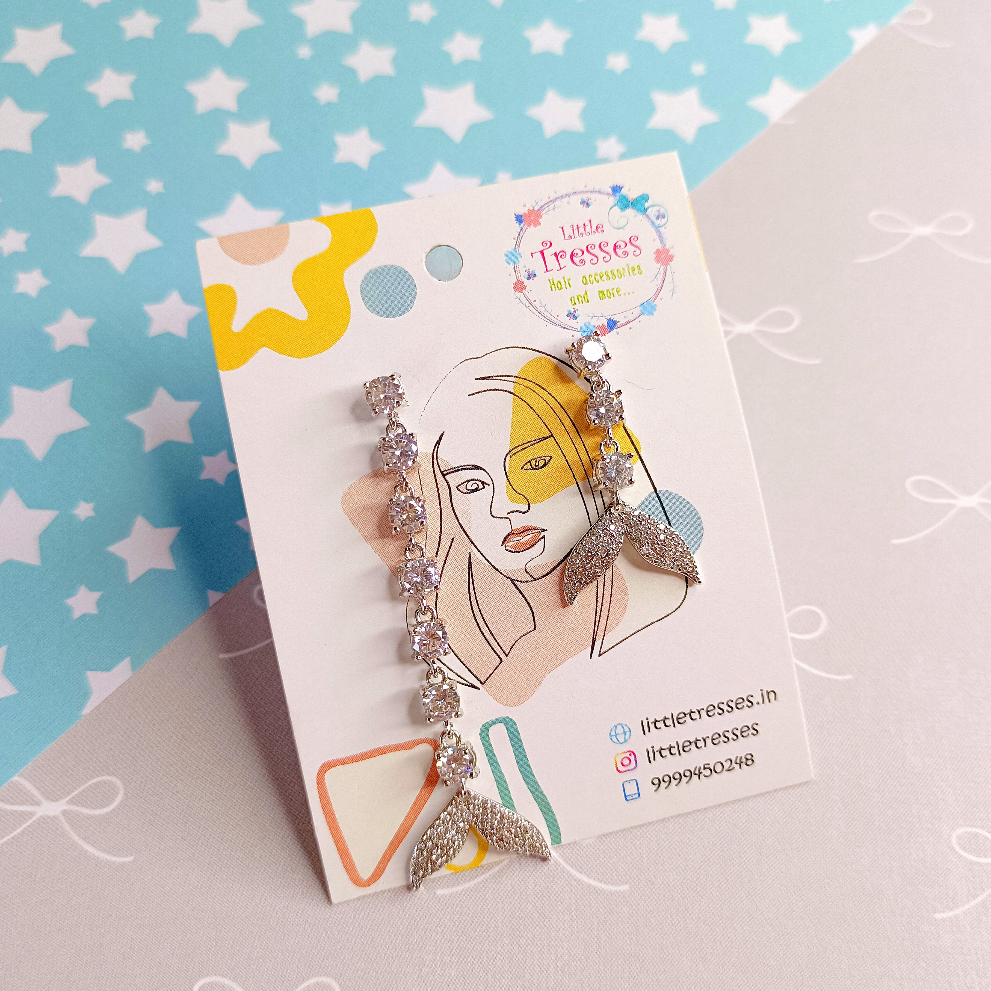 Uneven Mermaid Tail Earring