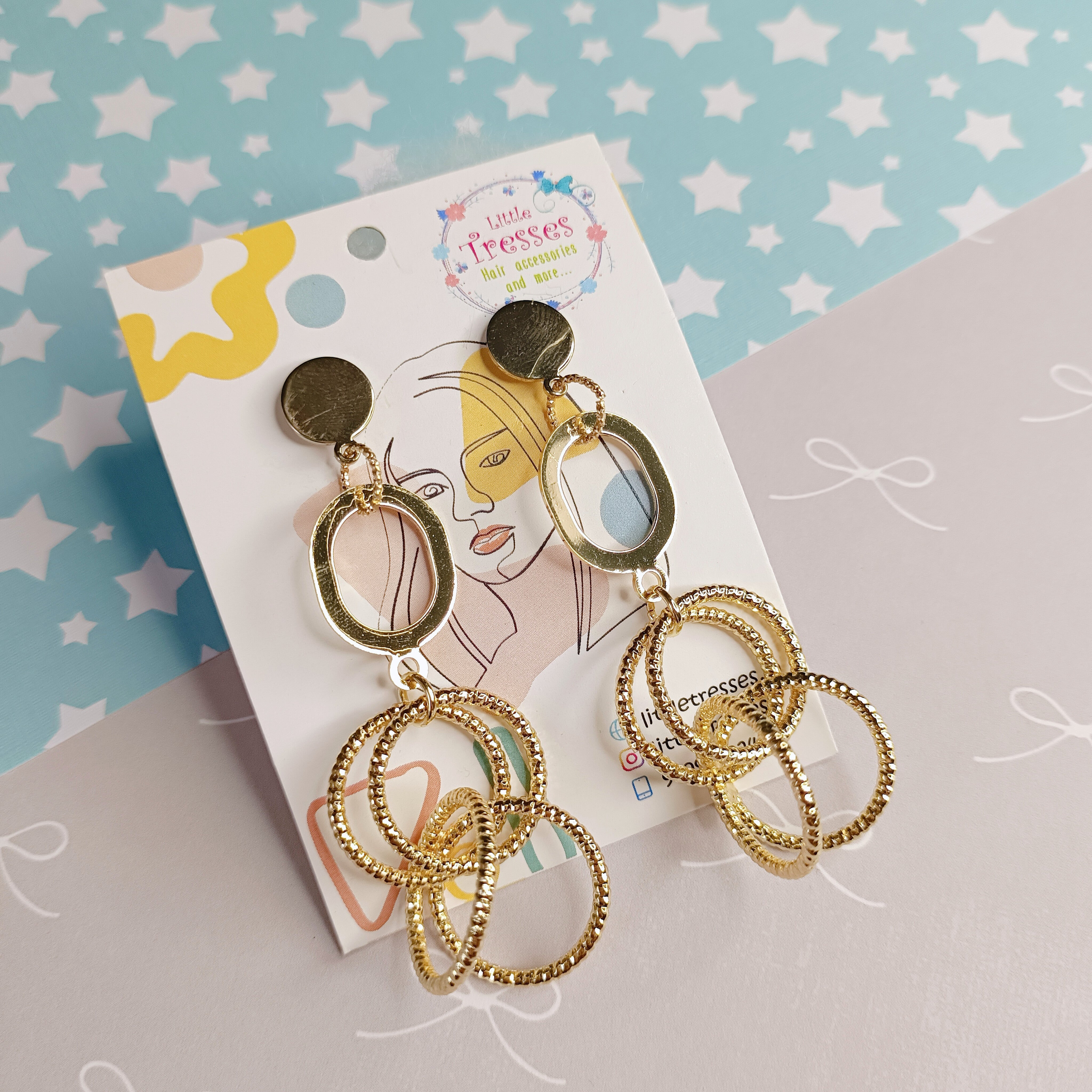 Interlock Circles Earring