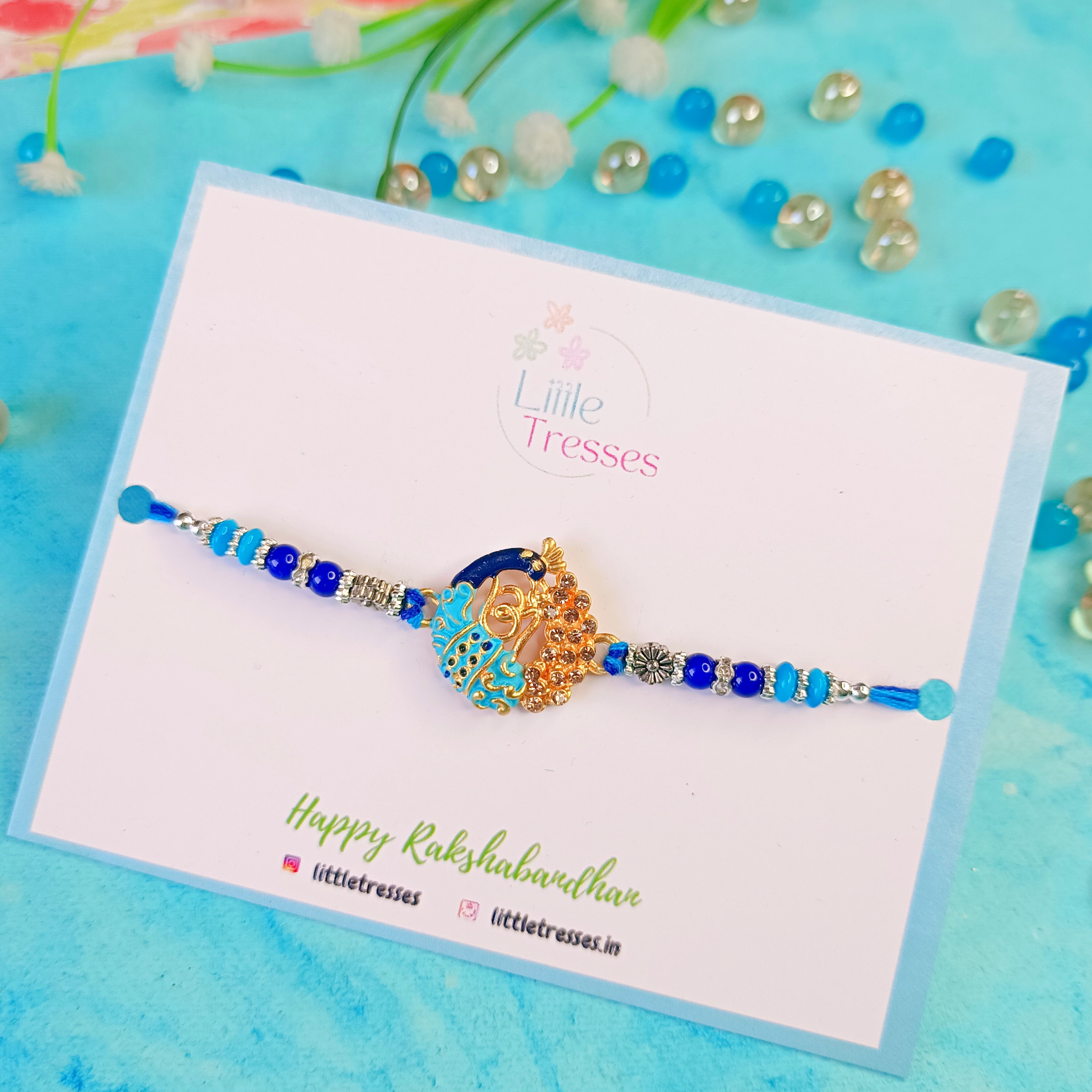 Dancing Peacock Rakhi