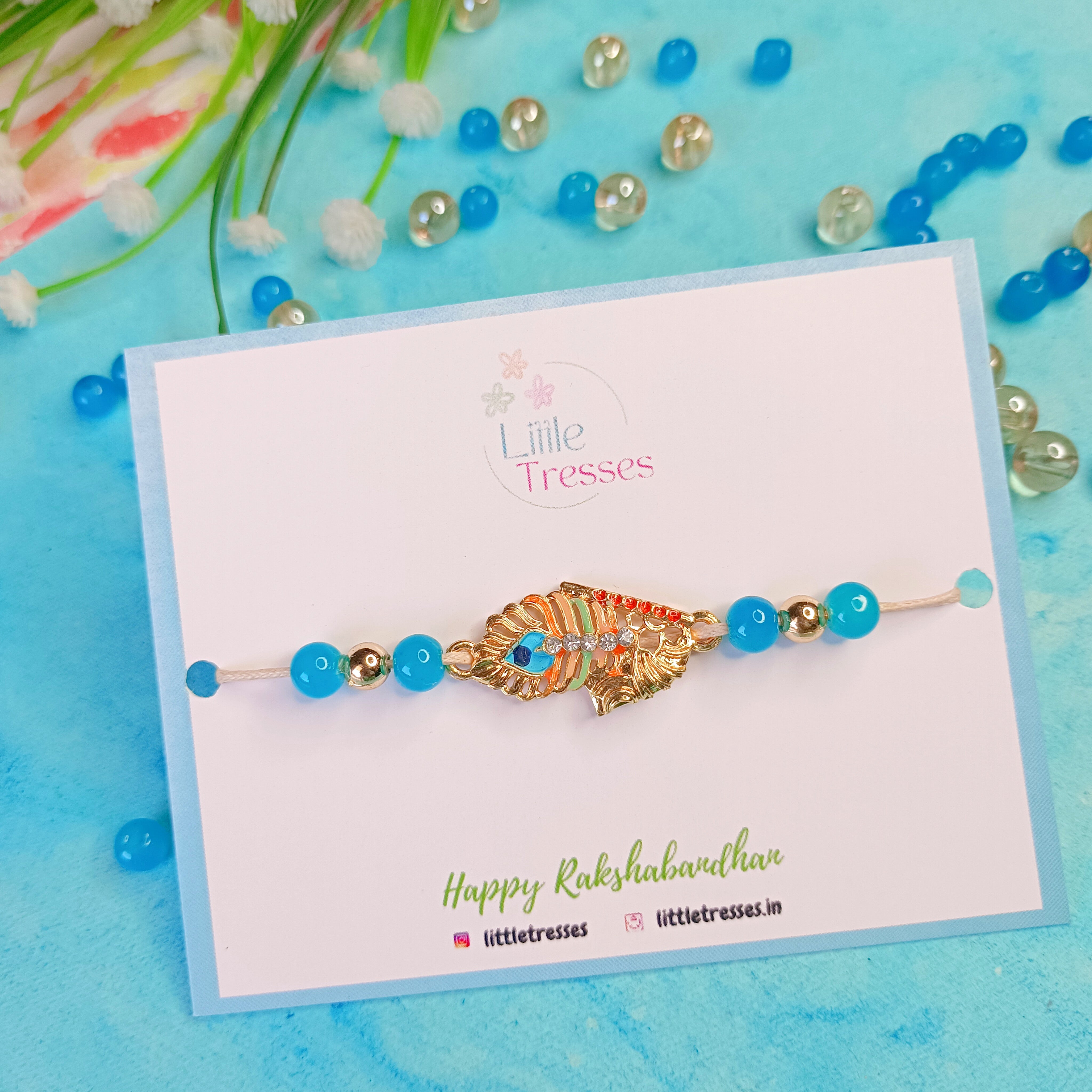 Peacock Wing Rakhi