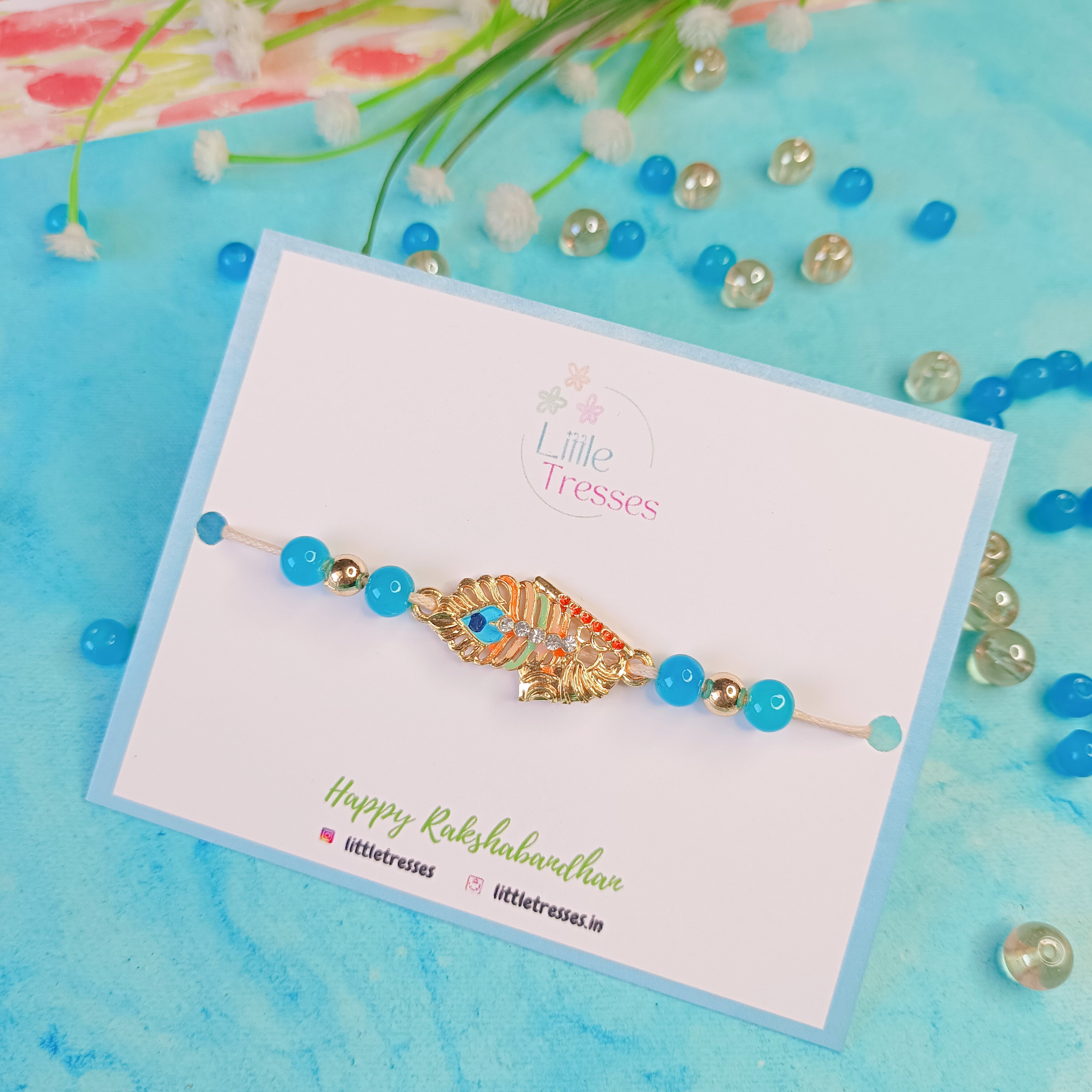 Peacock Wing Rakhi