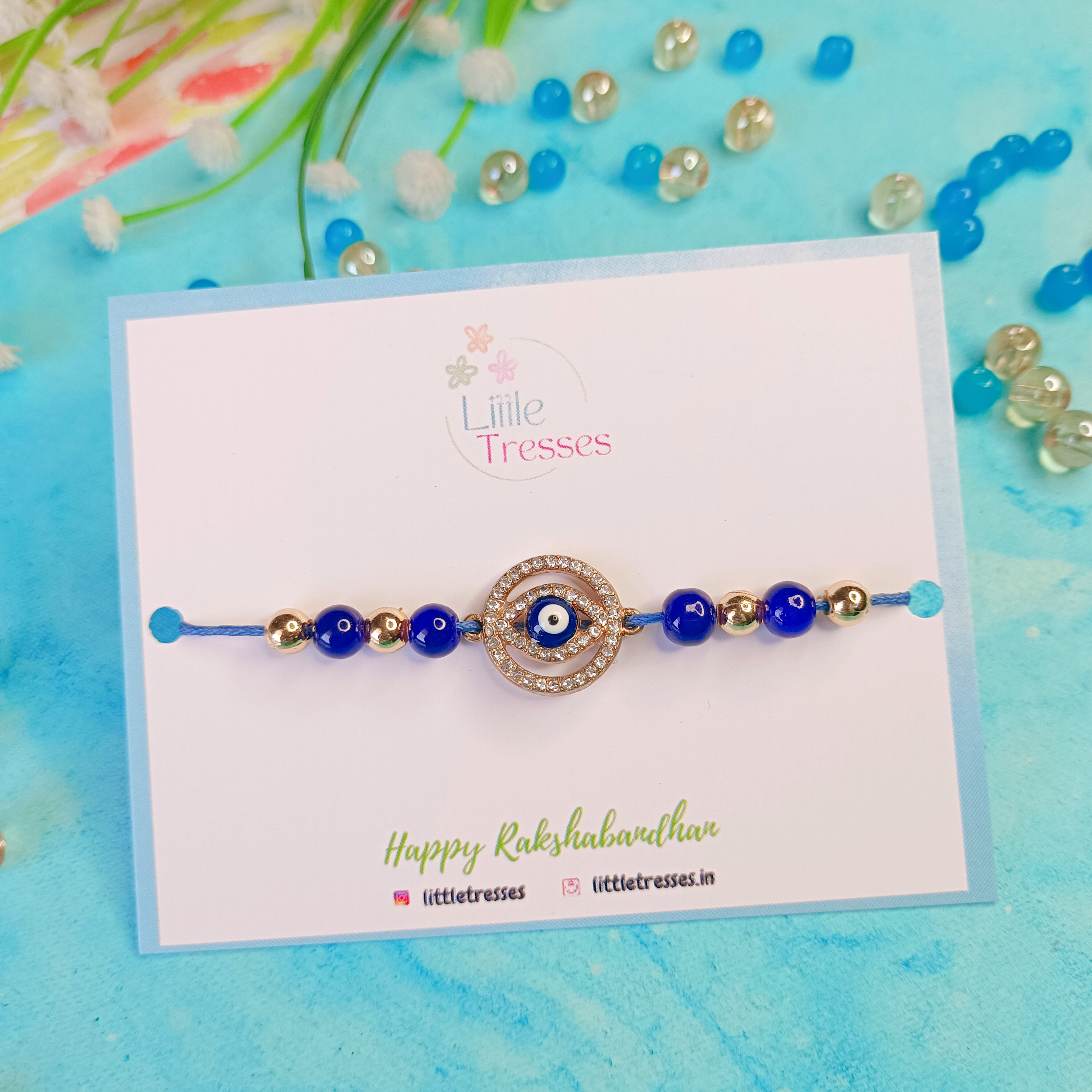 Evil Eye Blue Rakhi