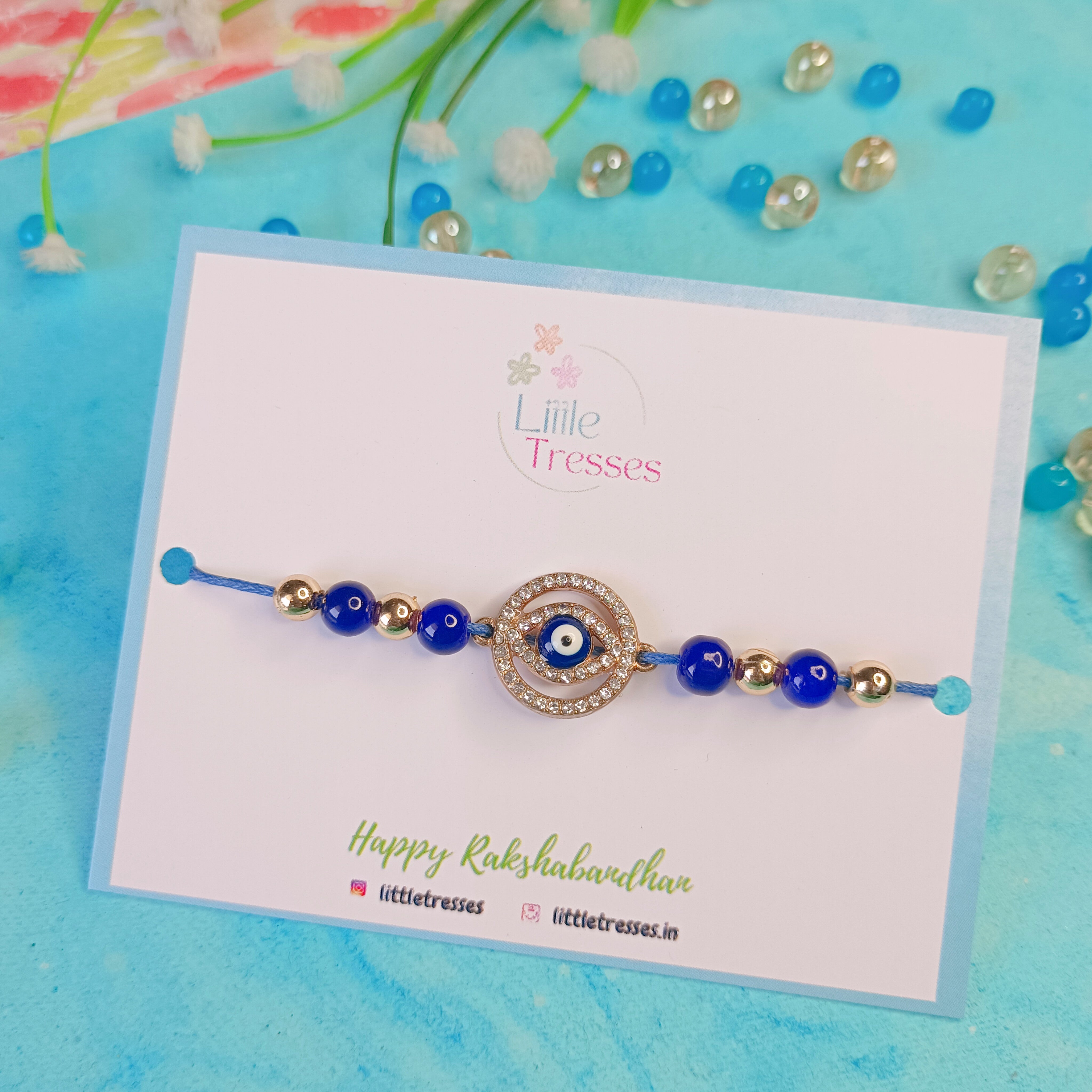 Evil Eye Blue Rakhi