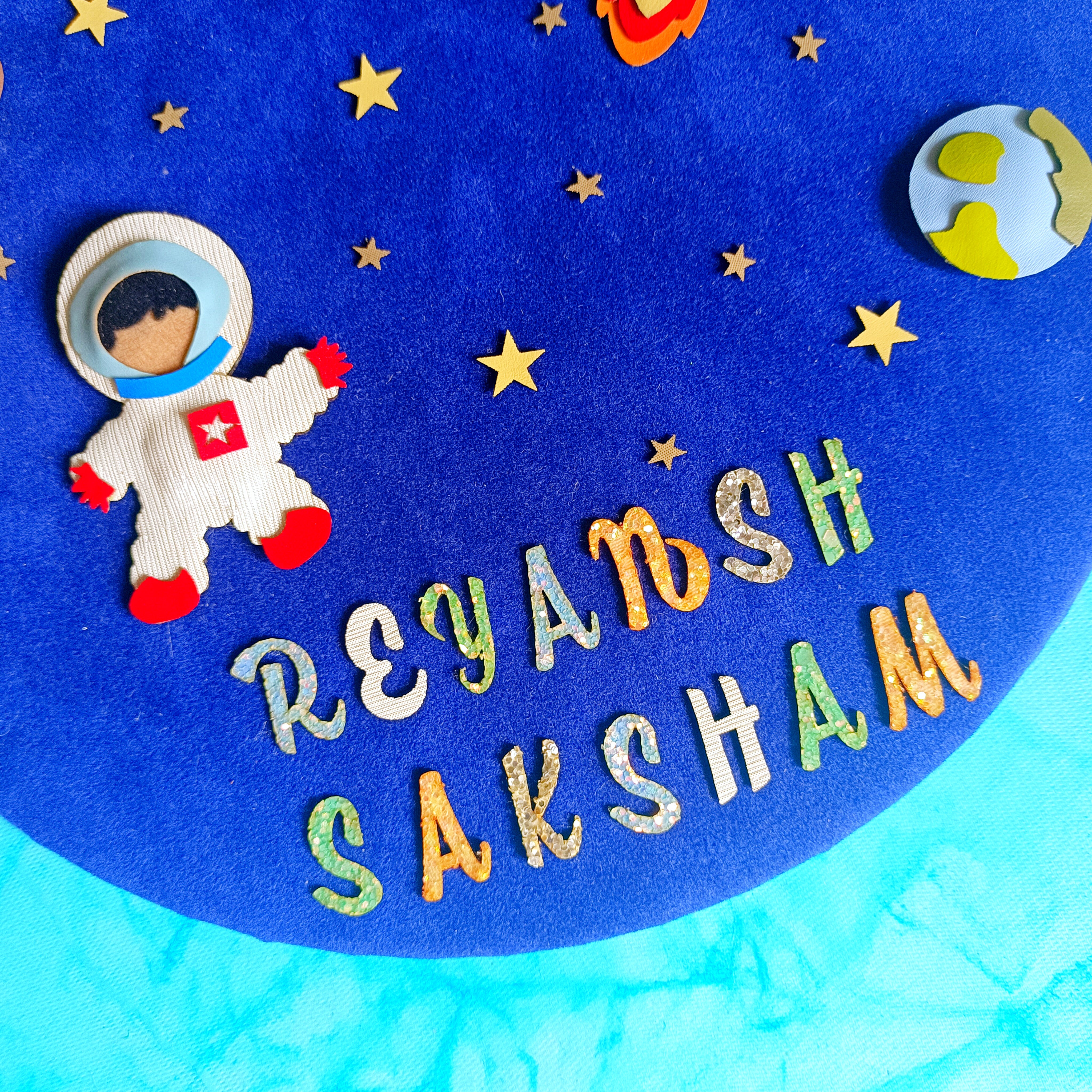 Cosmic Adventure - Astronaut Theme (Dark Blue)