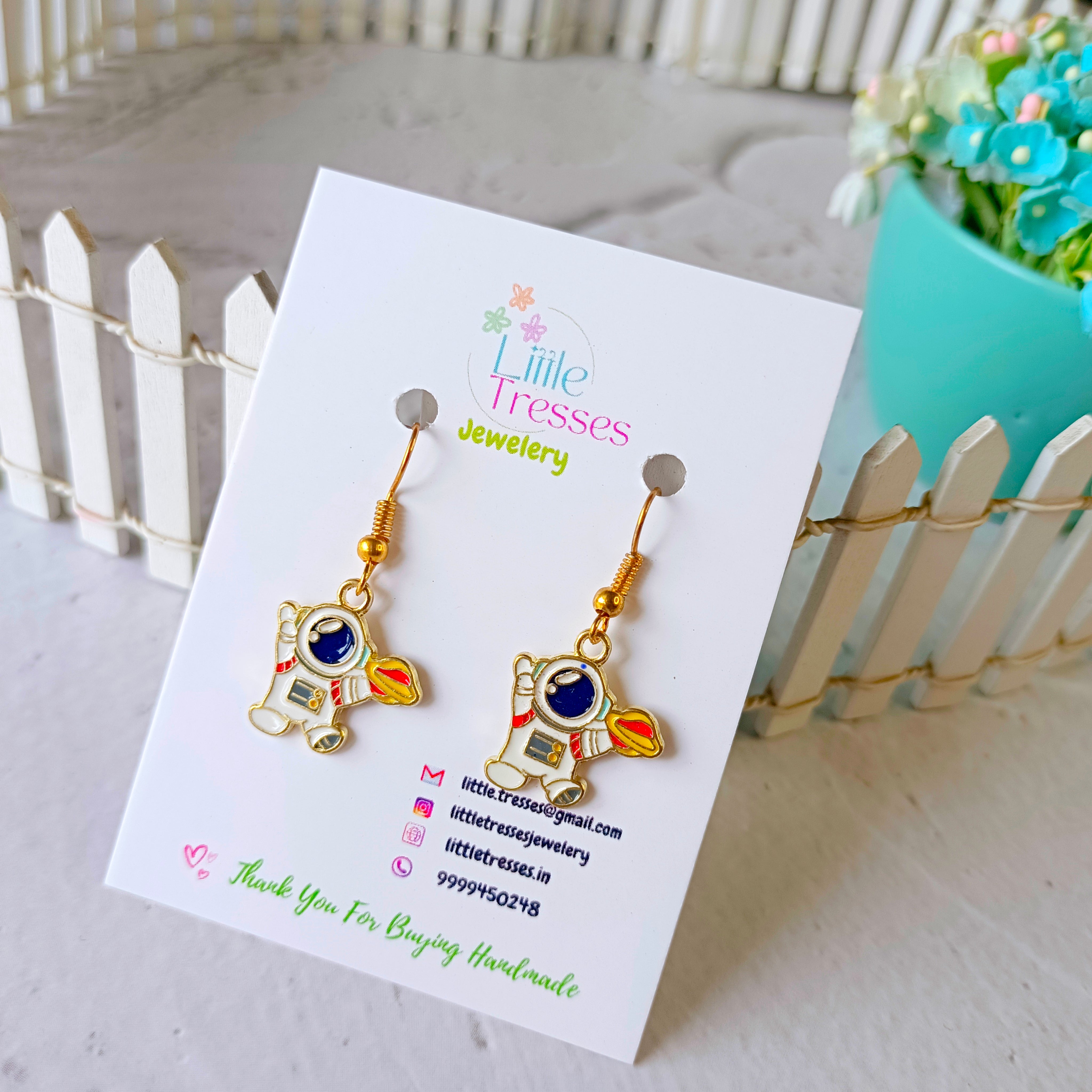 Astronaut Earrings