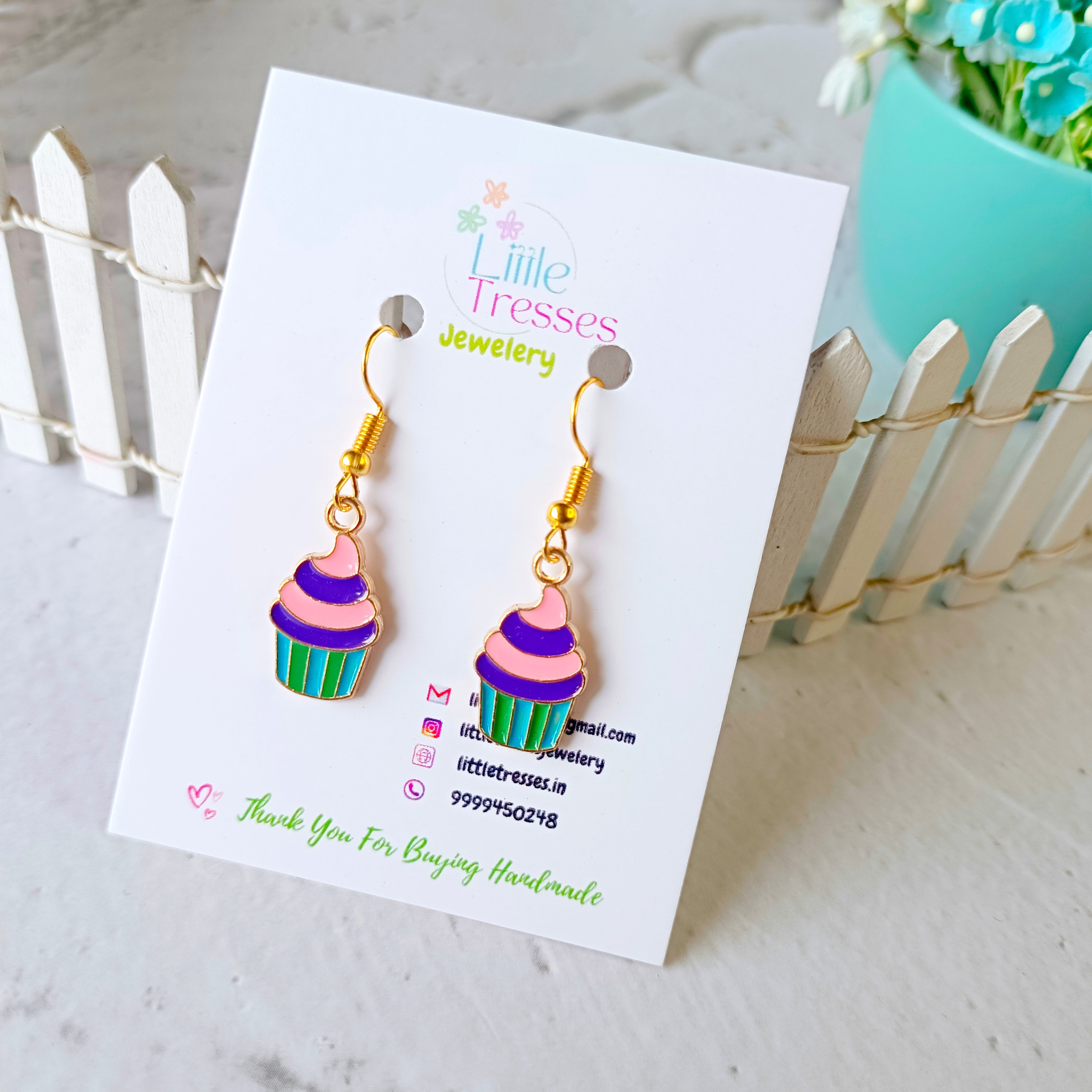 Cupcake Earrings