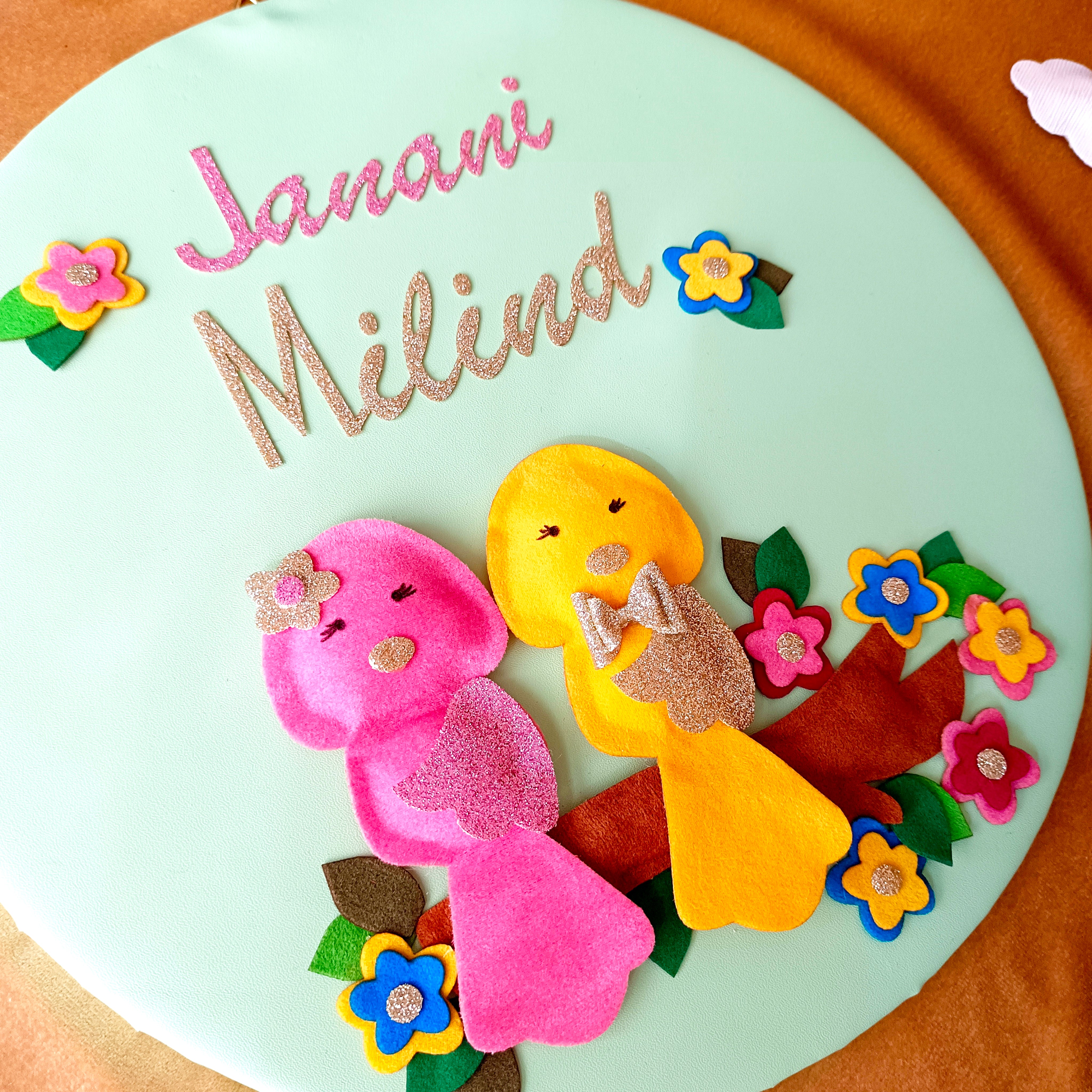 2 Birds on Tree Branch Theme