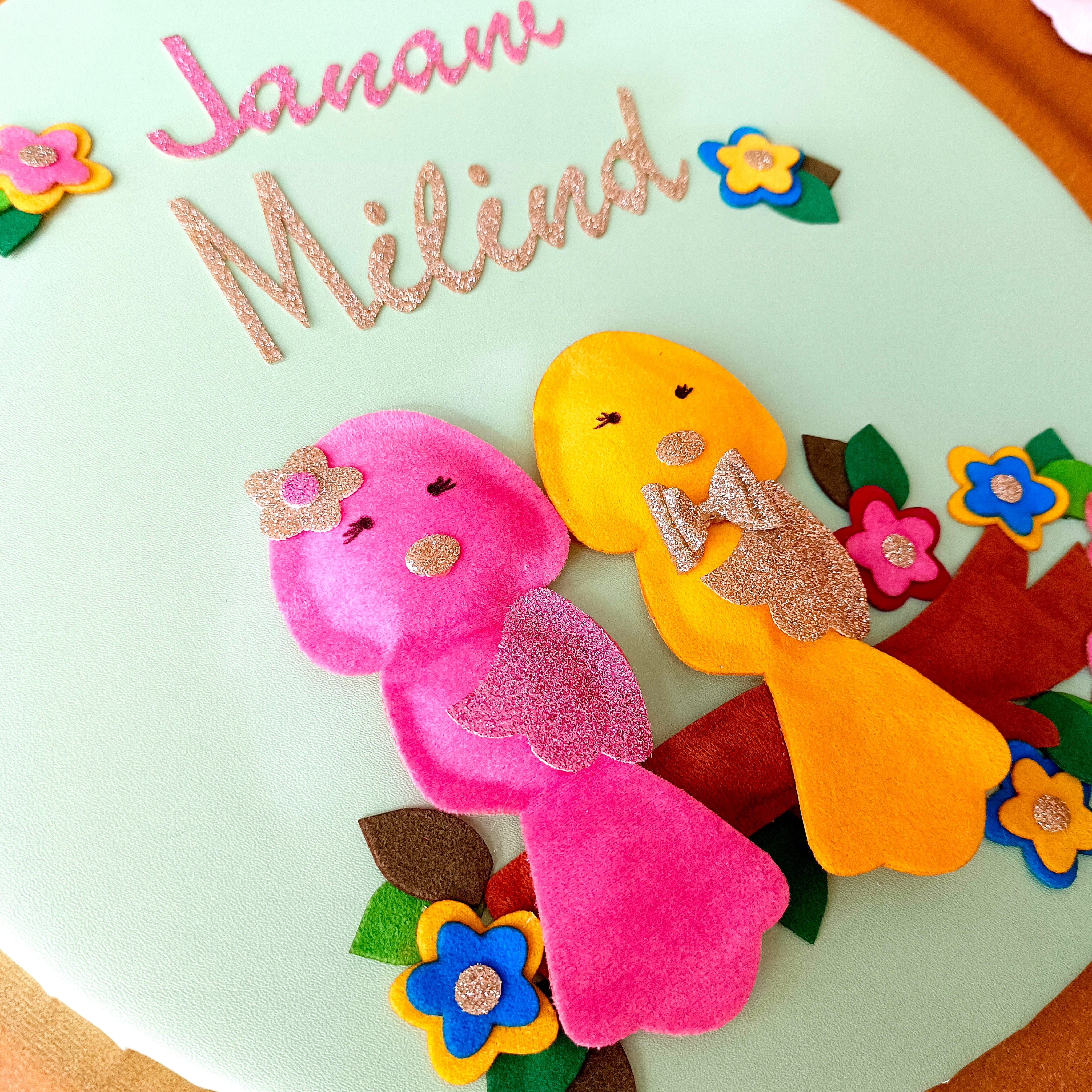 2 Birds on Tree Branch Theme