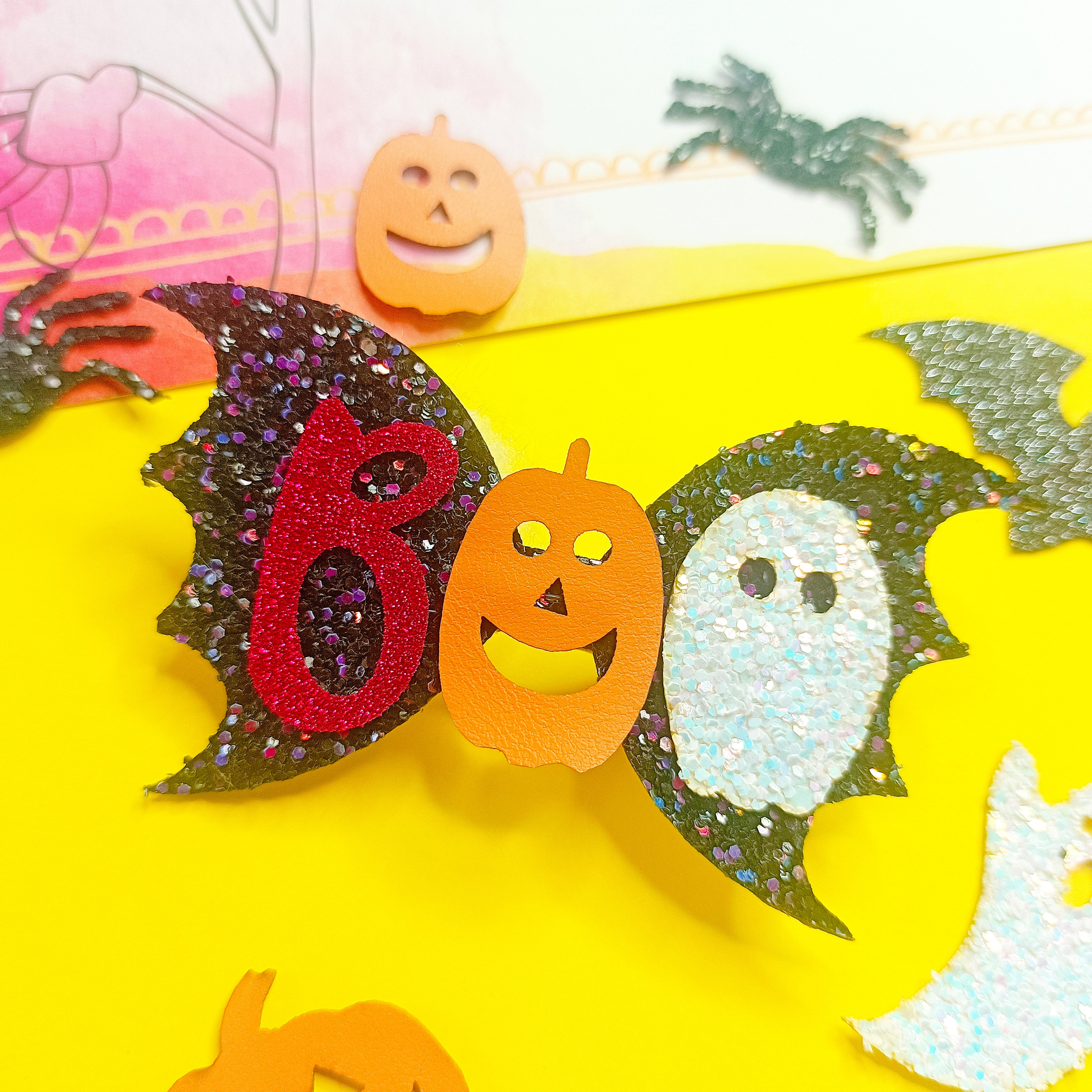 Halloween BOO Alligator Clip