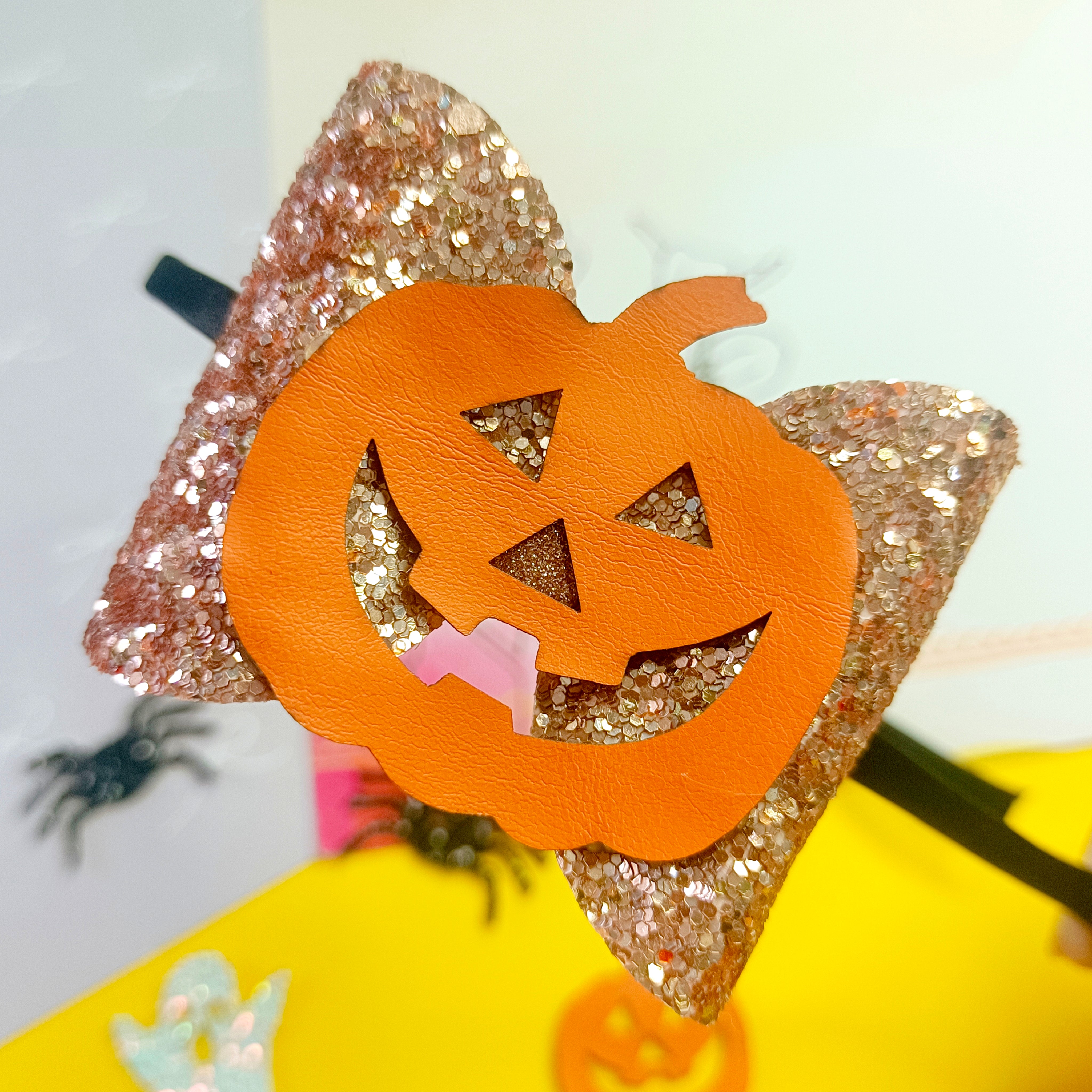 Smiling Pumpkin Headband