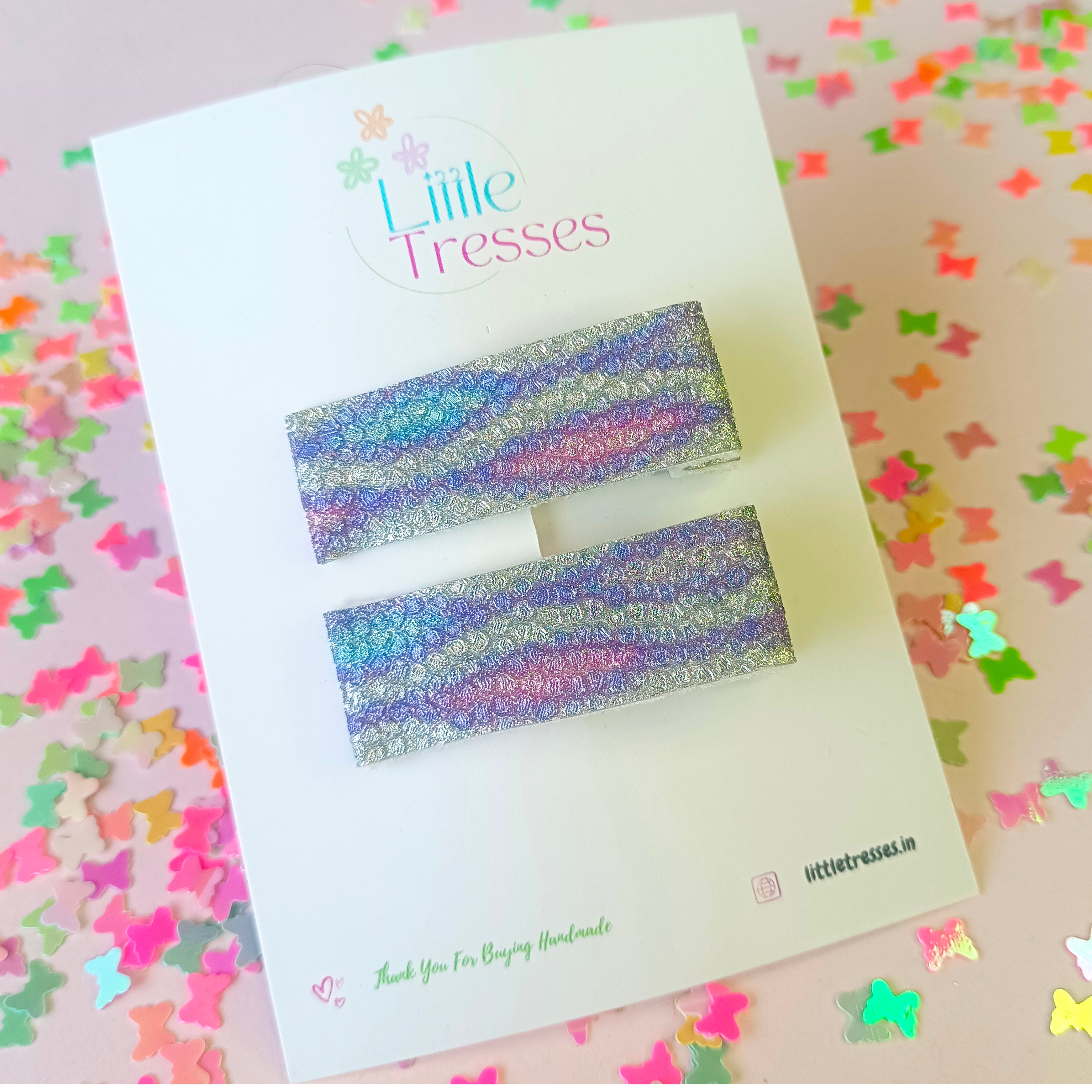 3 Variants Shimmer Tide Alligator Clips